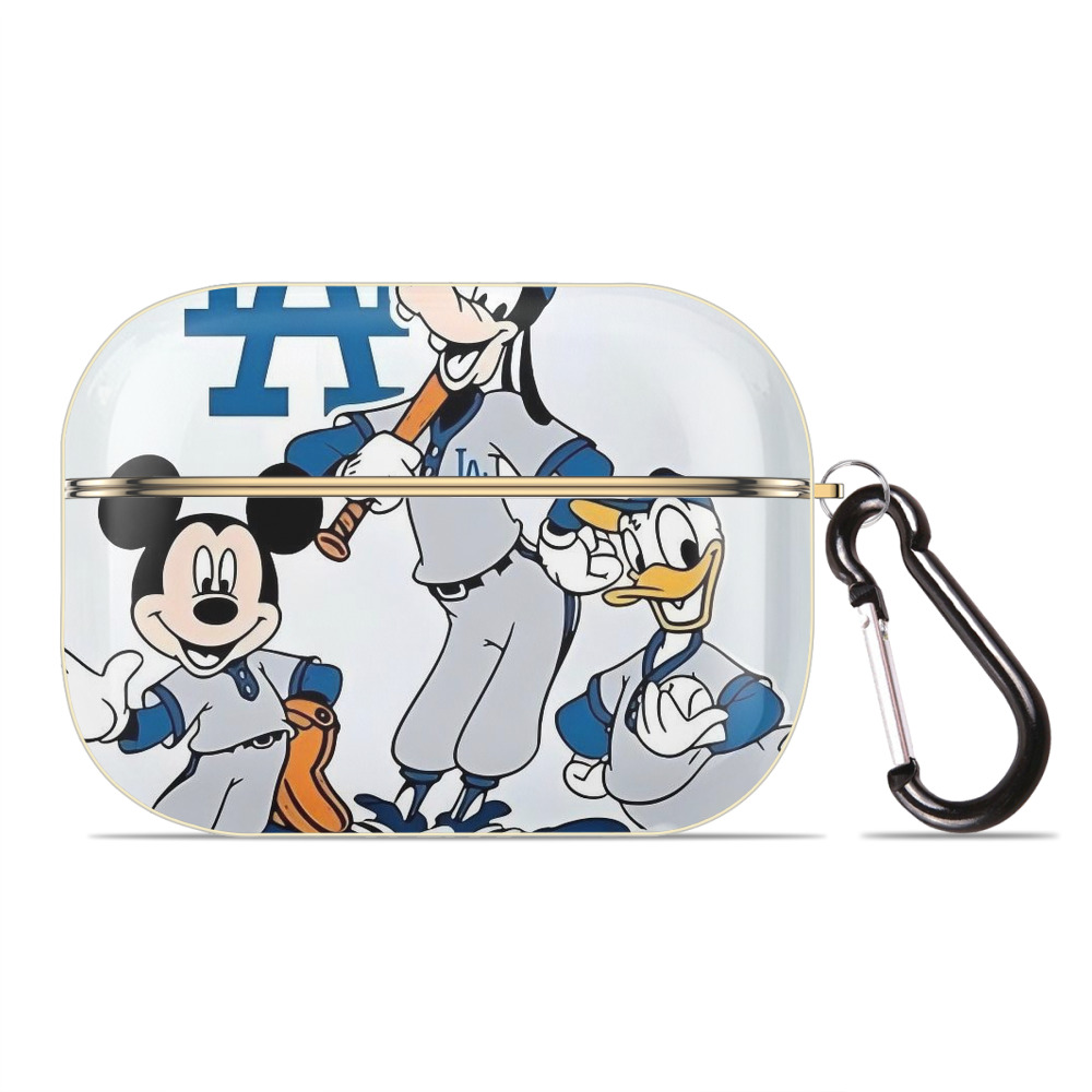  Luxury Gold AirPods Pro Case With Keychain, Flexible PC Material, Full Protection, Precise Cutouts, Anti-Fingerprint, Washable, Durable Design