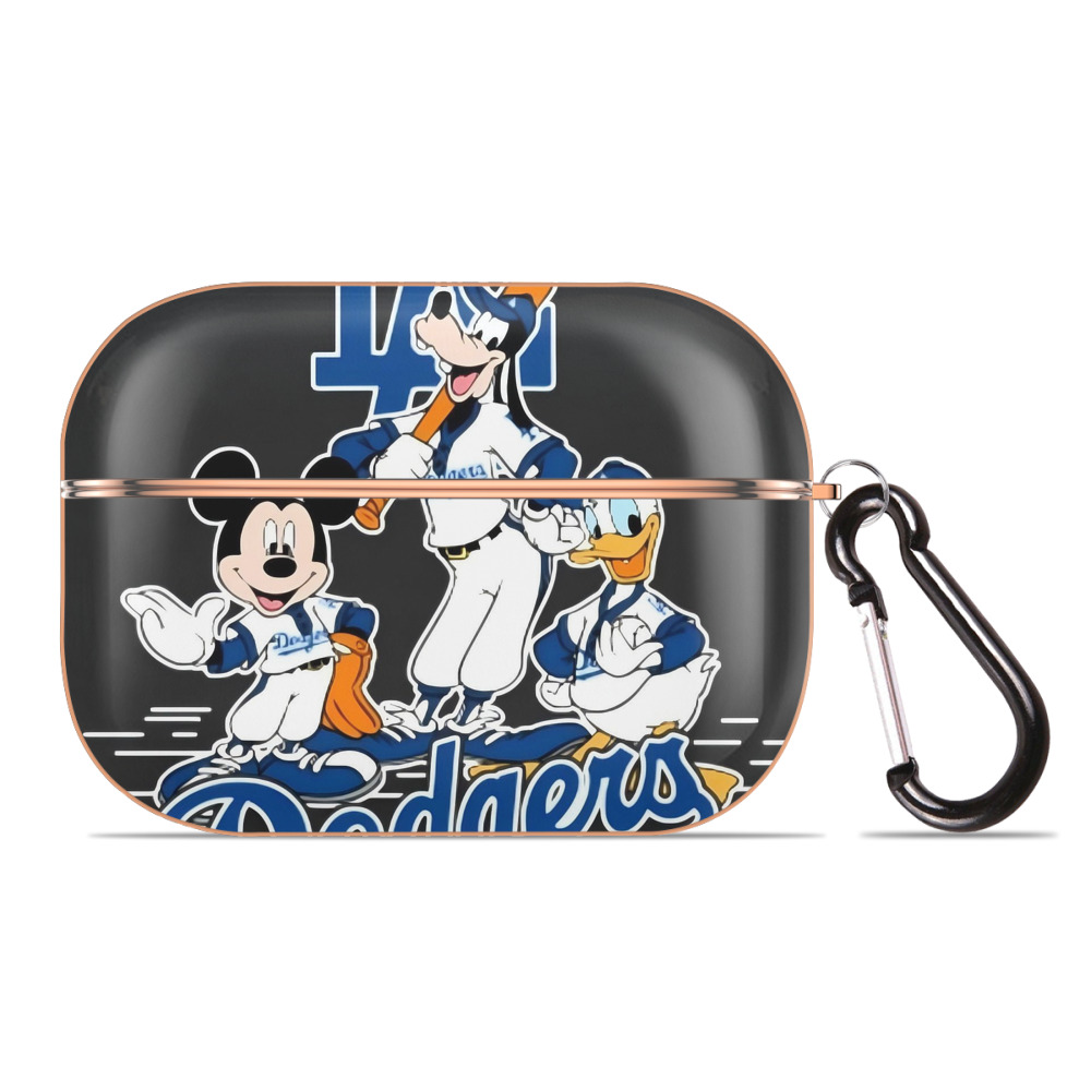  AirPods Pro Protective Case Rose Gold, Flexible PC Material, Precise Fit, Anti-Slip Cover, Full Protection, Fingerprint Resistant, Washable With Keychain