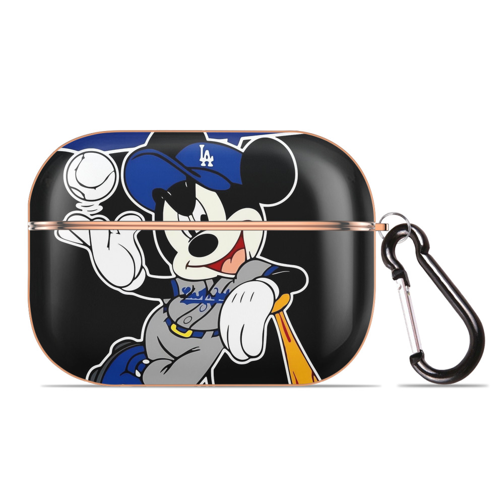  AirPods Pro Protective Case Rose Gold, Flexible PC Material, Precise Fit, Anti-Slip Cover, Full Protection, Fingerprint Resistant, Washable With Keychain