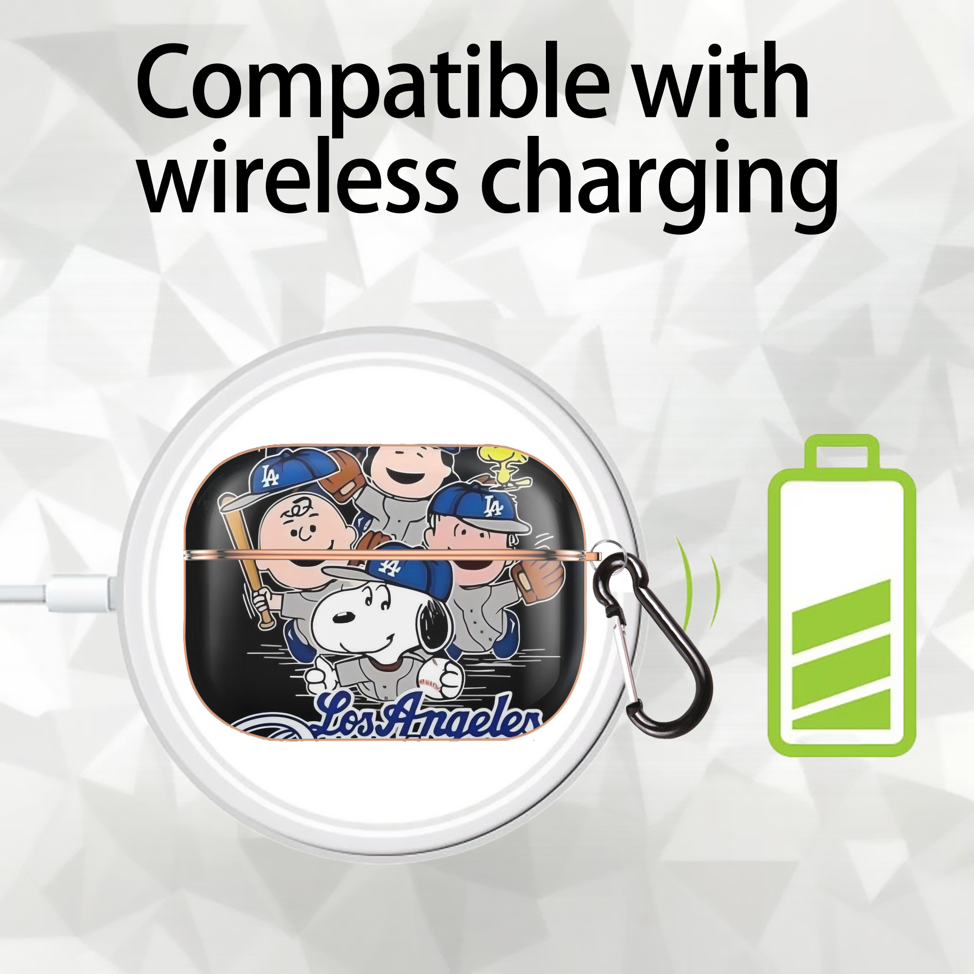  AirPods Pro Protective Case Rose Gold, Flexible PC Material, Precise Fit, Anti-Slip Cover, Full Protection, Fingerprint Resistant, Washable With Keychain