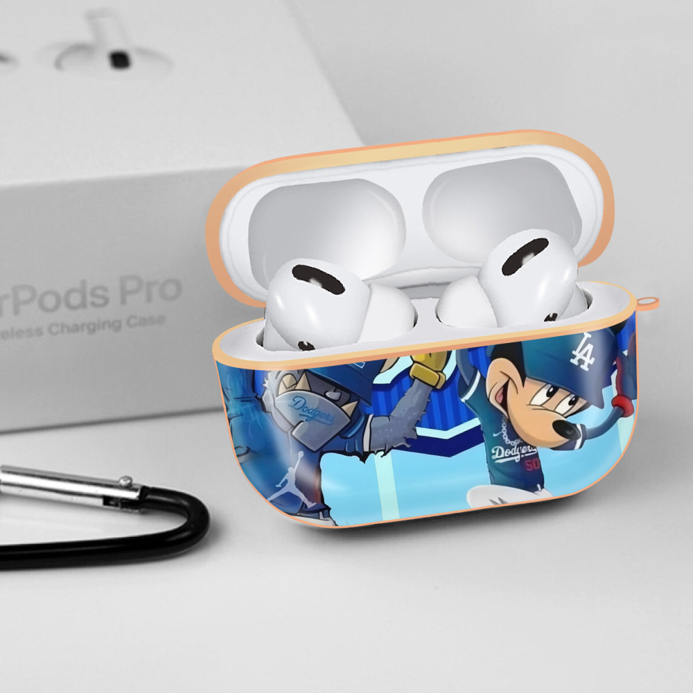  AirPods Pro Protective Case Rose Gold, Flexible PC Material, Precise Fit, Anti-Slip Cover, Full Protection, Fingerprint Resistant, Washable With Keychain