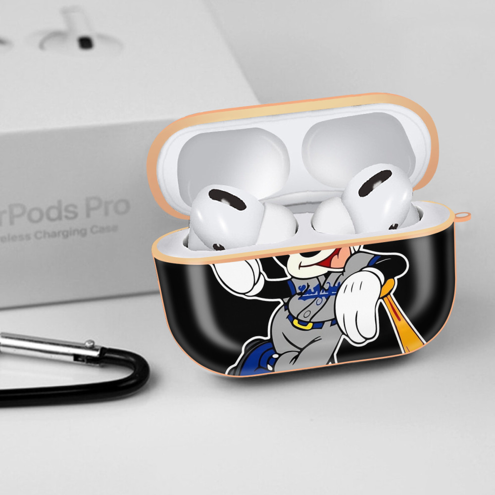  AirPods Pro Protective Case Rose Gold, Flexible PC Material, Precise Fit, Anti-Slip Cover, Full Protection, Fingerprint Resistant, Washable With Keychain