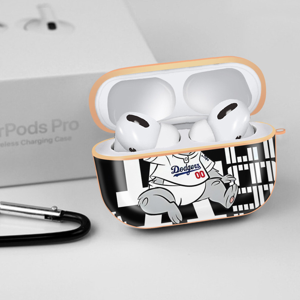  AirPods Pro Protective Case Rose Gold, Flexible PC Material, Precise Fit, Anti-Slip Cover, Full Protection, Fingerprint Resistant, Washable With Keychain