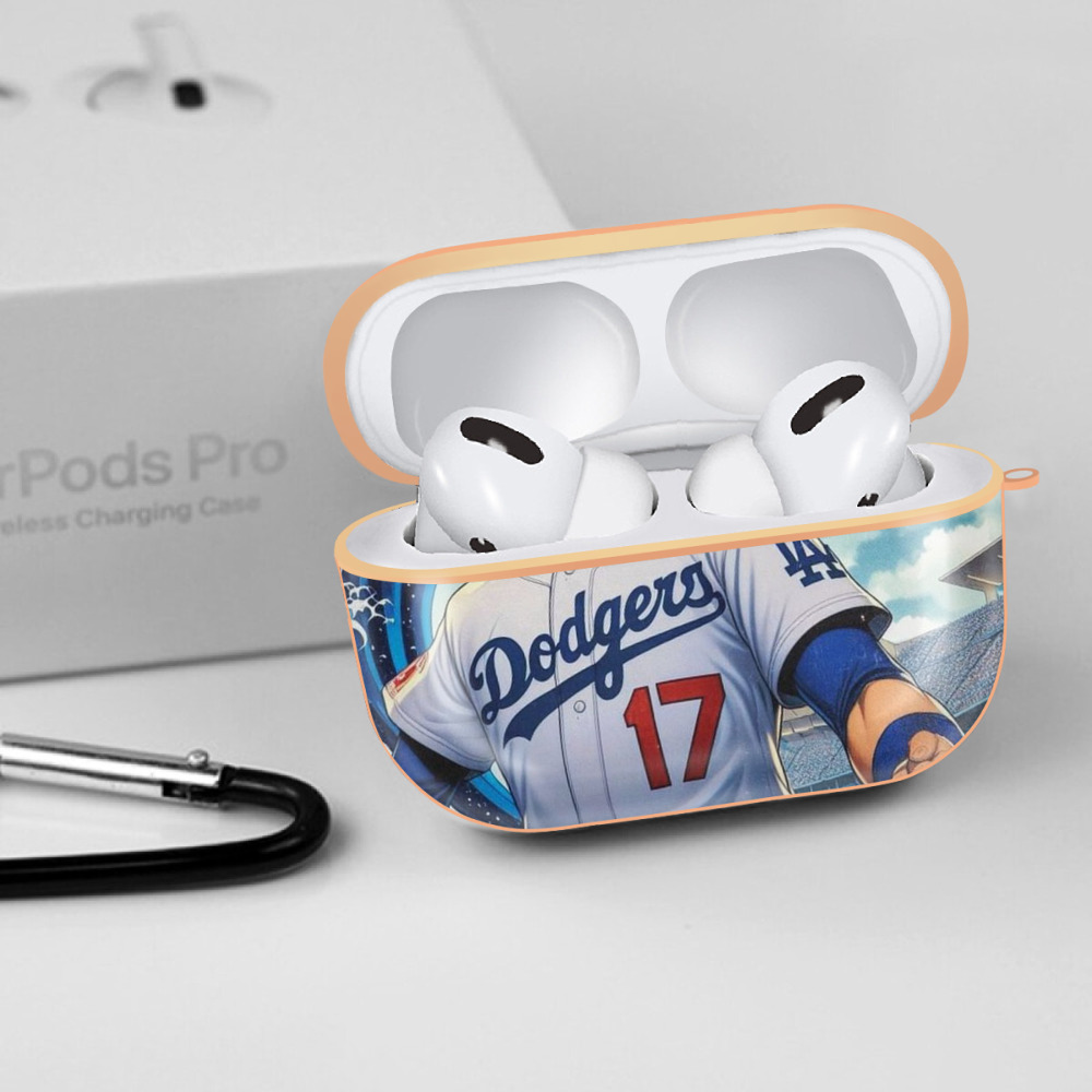  AirPods Pro Protective Case Rose Gold, Flexible PC Material, Precise Fit, Anti-Slip Cover, Full Protection, Fingerprint Resistant, Washable With Keychain