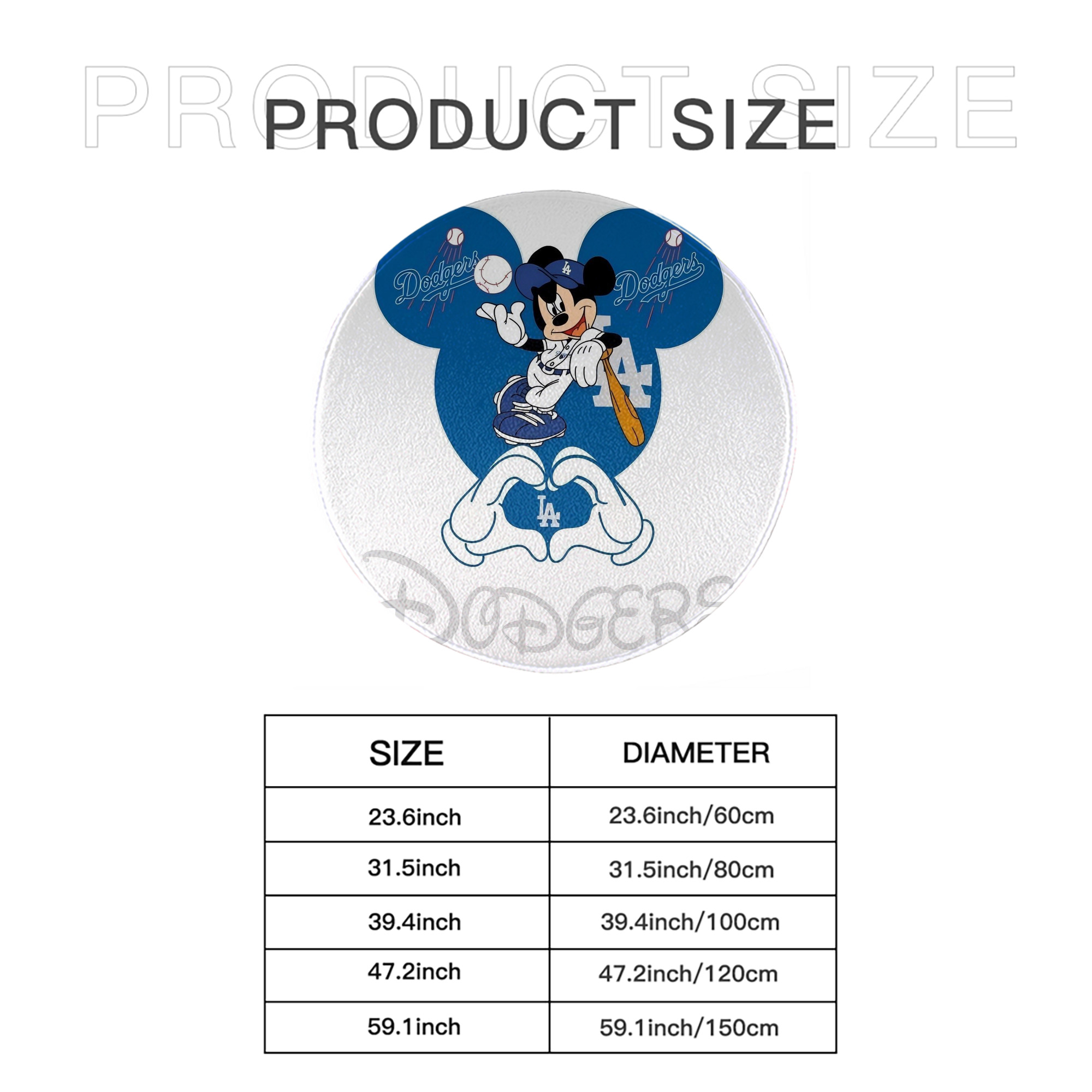  Round Floor Mat – Soft Flannel & High-Density Sponge Core – Non-Slip Dot Backing – Durable Stitched Edges – Quick-Dry & Breathable – Perfect For Home, Bathroom & Living Room