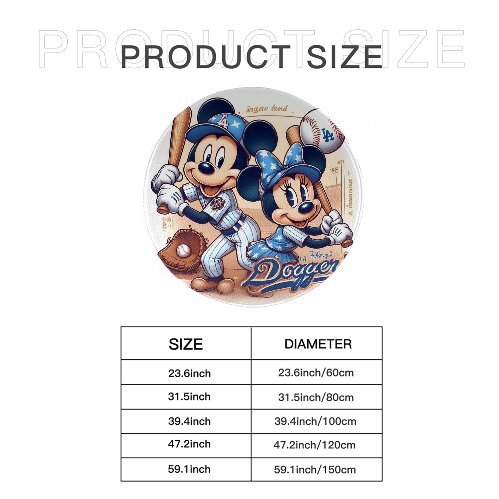  Round Floor Mat – Soft Flannel & High-Density Sponge Core – Non-Slip Dot Backing – Durable Stitched Edges – Quick-Dry & Breathable – Perfect For Home, Bathroom & Living Room