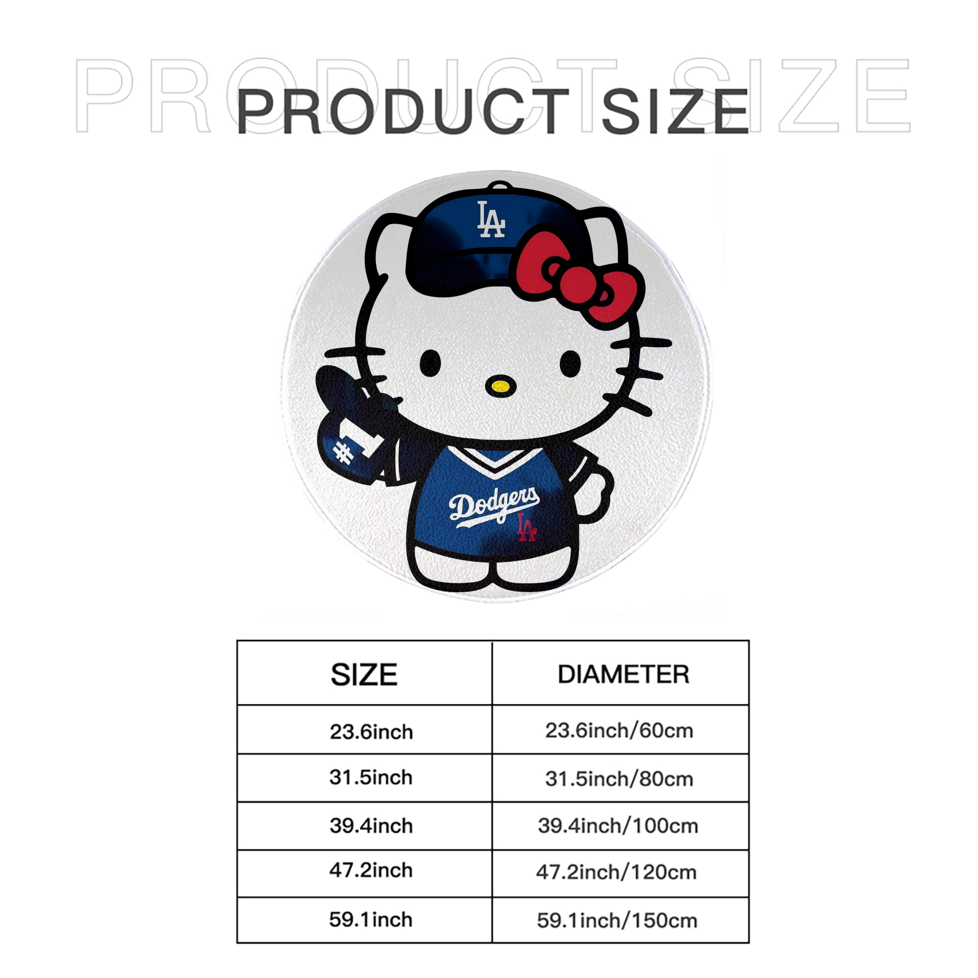  Round Floor Mat – Soft Flannel & High-Density Sponge Core – Non-Slip Dot Backing – Durable Stitched Edges – Quick-Dry & Breathable – Perfect For Home, Bathroom & Living Room