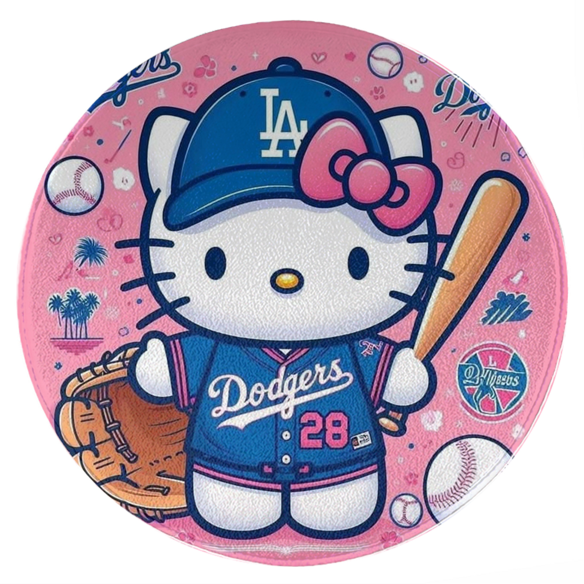  Round Floor Mat – Soft Flannel & High-Density Sponge Core – Non-Slip Dot Backing – Durable Stitched Edges – Quick-Dry & Breathable – Perfect For Home, Bathroom & Living Room