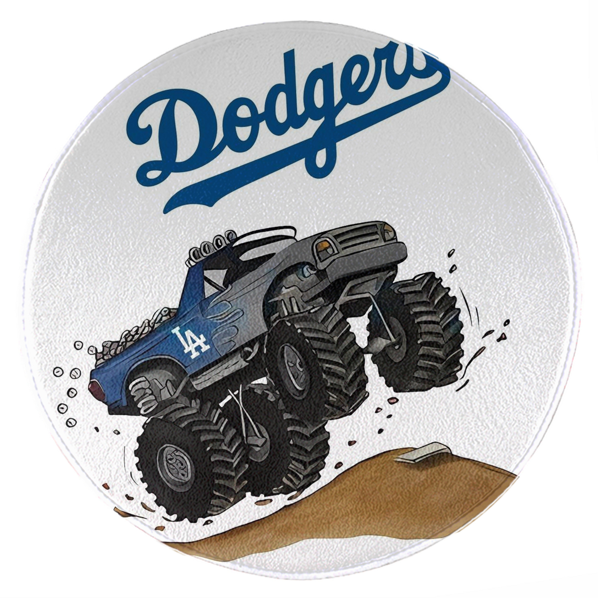  Round Floor Mat – Soft Flannel & High-Density Sponge Core – Non-Slip Dot Backing – Durable Stitched Edges – Quick-Dry & Breathable – Perfect For Home, Bathroom & Living Room