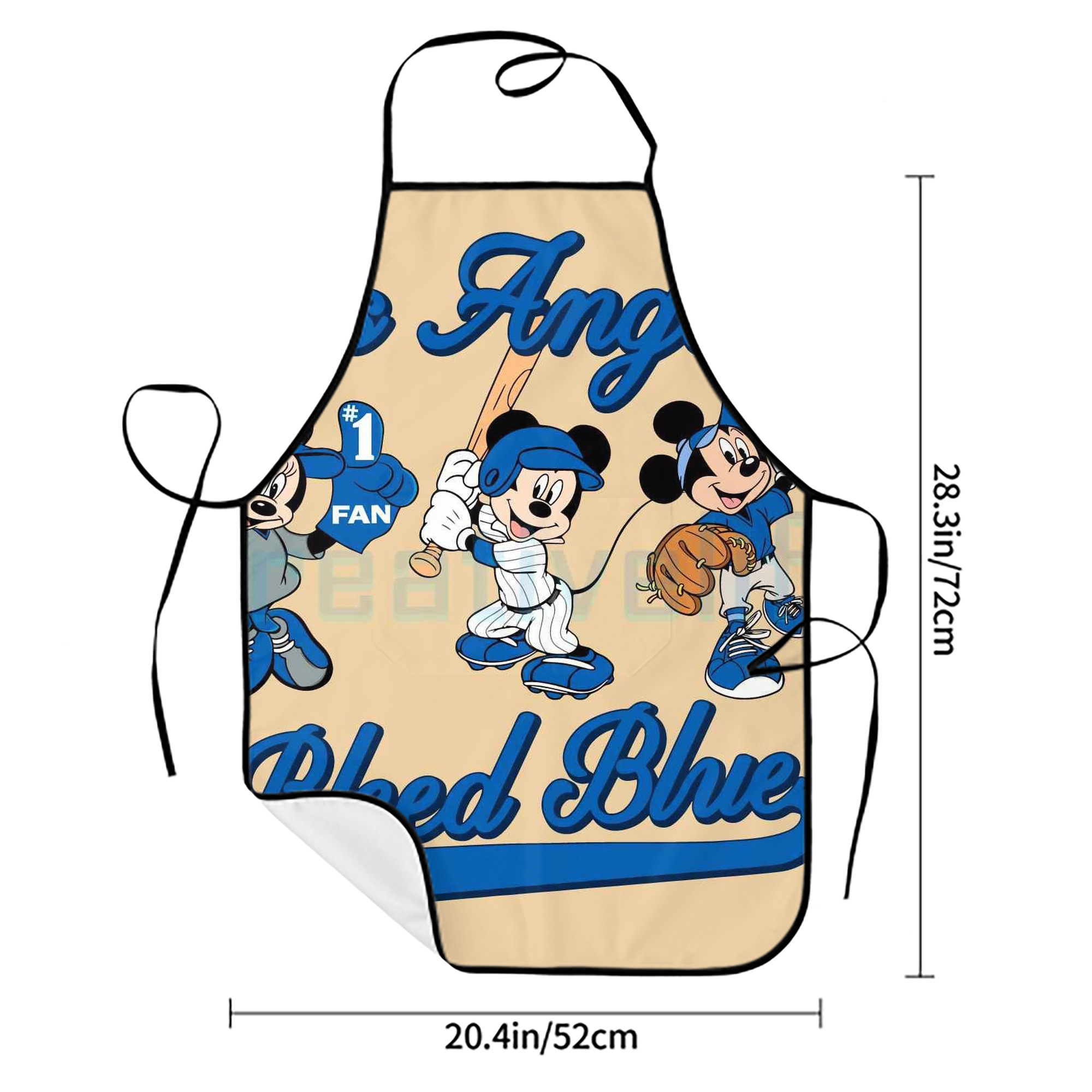  Stain-Resistant Polyester Apron With Pocket – Full Print, Waterproof, Anti-Wrinkle, Anti-Pilling – Ideal For Kitchen, BBQ, Restaurant, Salon & More