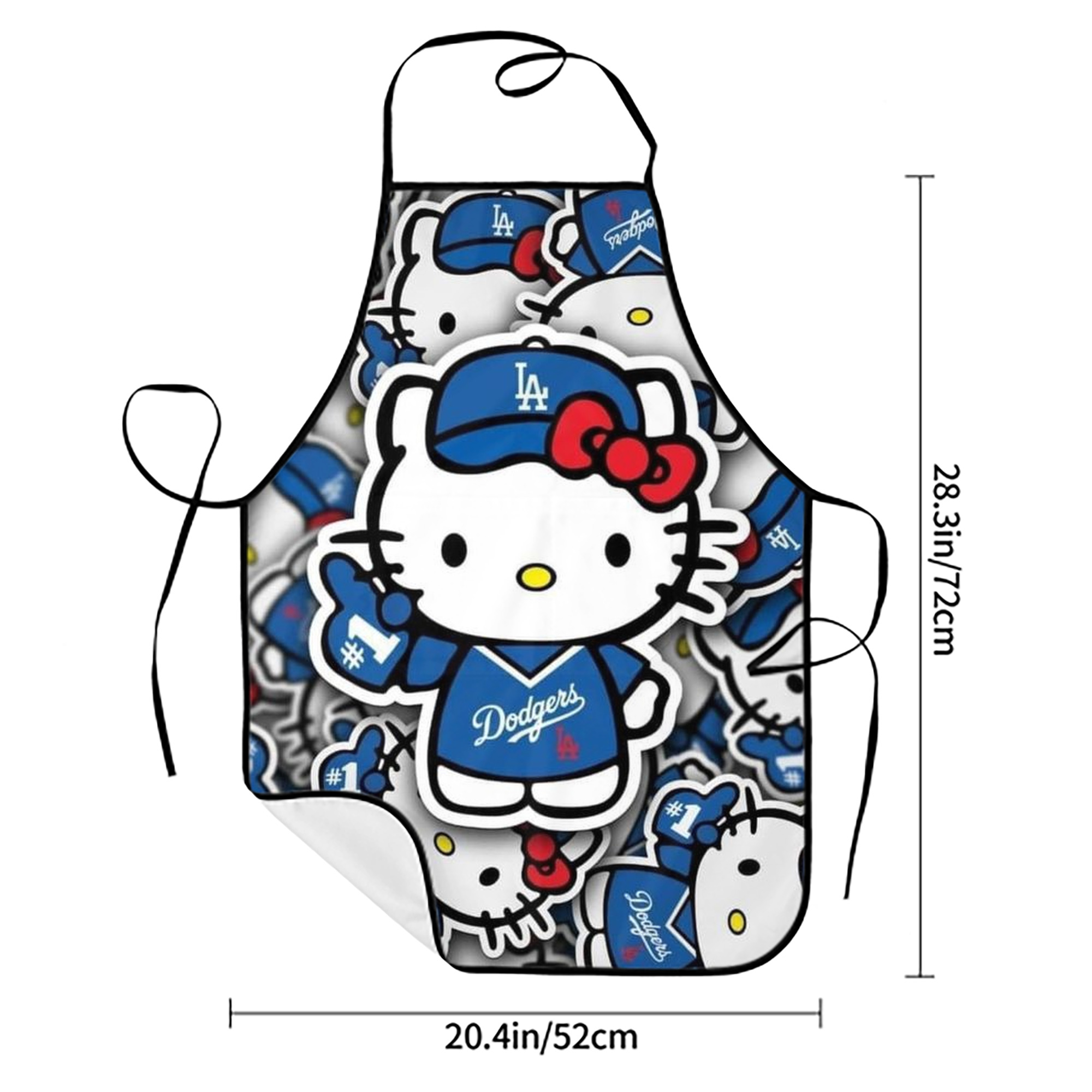  Stain-Resistant Polyester Apron With Pocket – Full Print, Waterproof, Anti-Wrinkle, Anti-Pilling – Ideal For Kitchen, BBQ, Restaurant, Salon & More