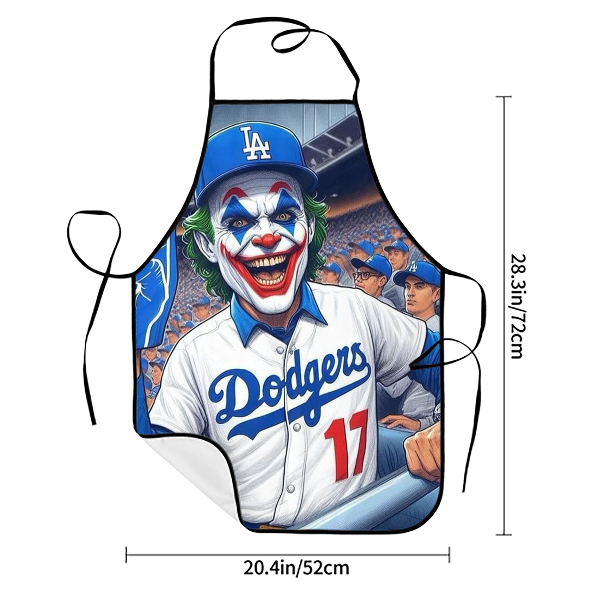  Stain-Resistant Polyester Apron With Pocket – Full Print, Waterproof, Anti-Wrinkle, Anti-Pilling – Ideal For Kitchen, BBQ, Restaurant, Salon & More