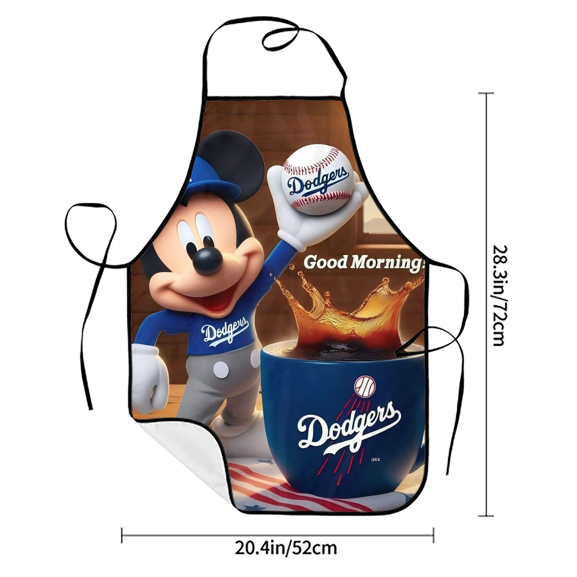  Stain-Resistant Polyester Apron With Pocket – Full Print, Waterproof, Anti-Wrinkle, Anti-Pilling – Ideal For Kitchen, BBQ, Restaurant, Salon & More