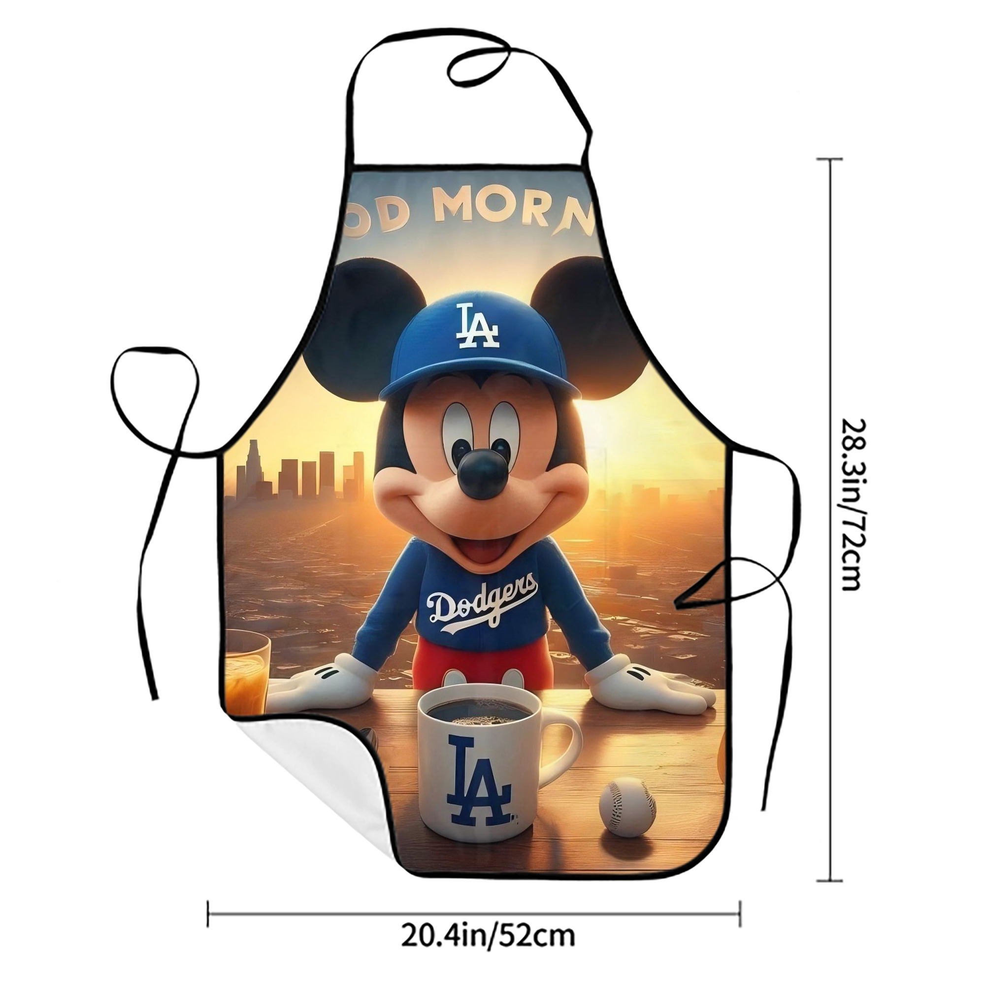  Stain-Resistant Polyester Apron With Pocket – Full Print, Waterproof, Anti-Wrinkle, Anti-Pilling – Ideal For Kitchen, BBQ, Restaurant, Salon & More