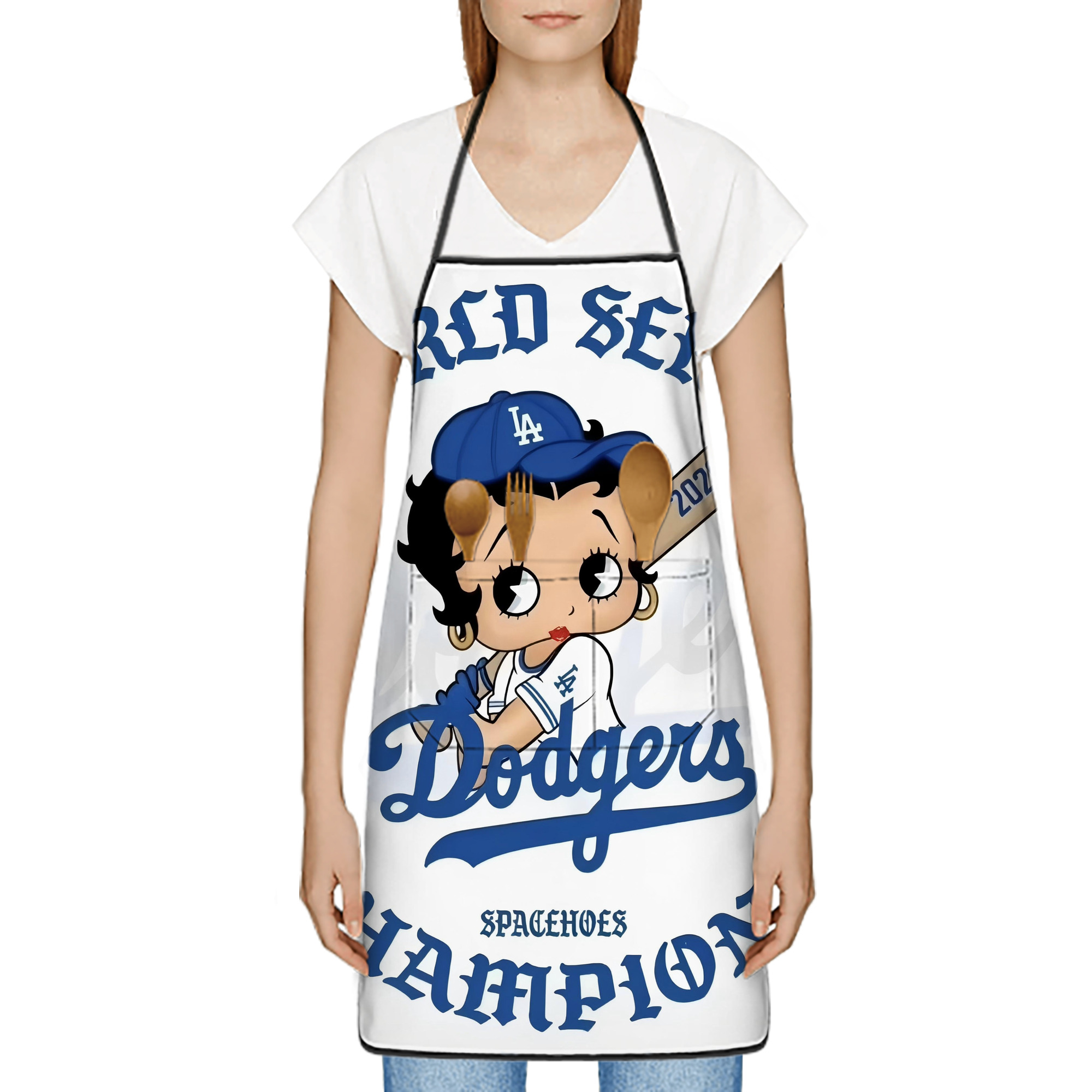  Stain-Resistant Polyester Apron With Pocket – Full Print, Waterproof, Anti-Wrinkle, Anti-Pilling – Ideal For Kitchen, BBQ, Restaurant, Salon & More