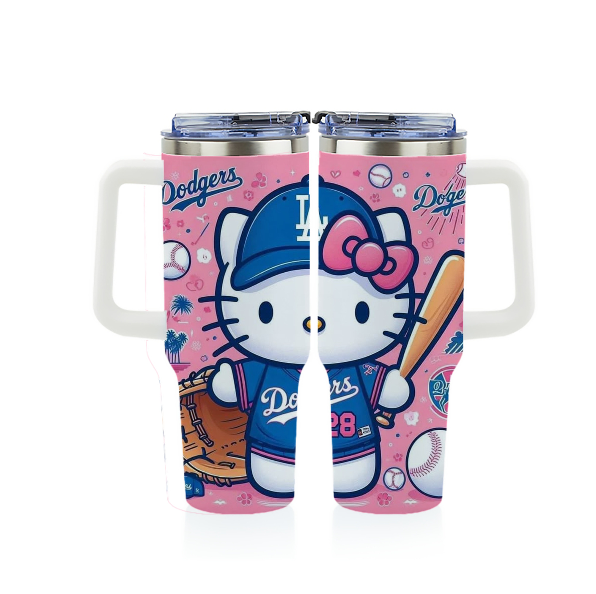  40oz Full Wrap Car Tumbler – Durable Stainless Steel Travel Mug With Vibrant UV Print – Double Wall Insulated, Fits Most Car Cup Holders