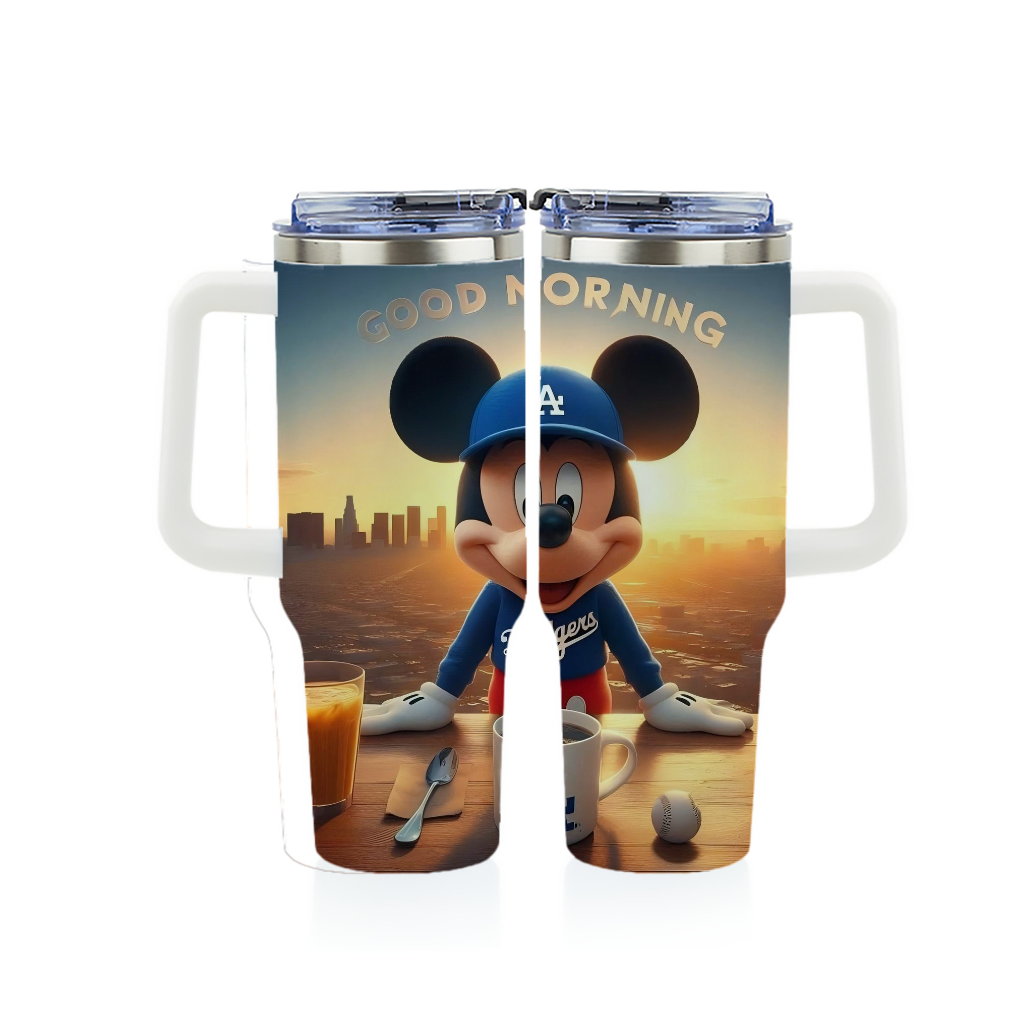  40oz Full Wrap Car Tumbler – Durable Stainless Steel Travel Mug With Vibrant UV Print – Double Wall Insulated, Fits Most Car Cup Holders