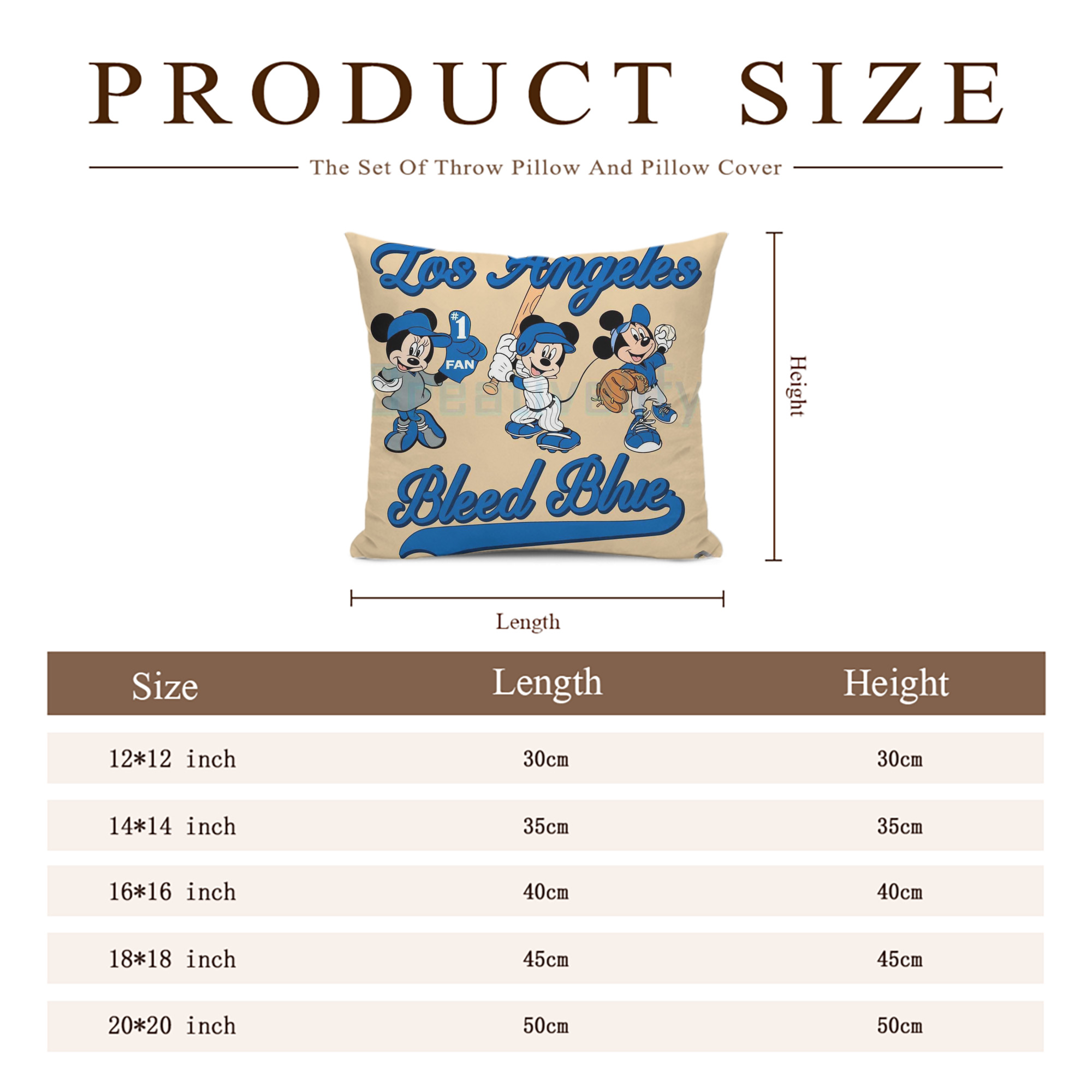  Soft Polyester Pillow Cover With Insert – Double-Sided Design, Invisible Zipper, Durable & Breathable – Easy Care Cushion Set