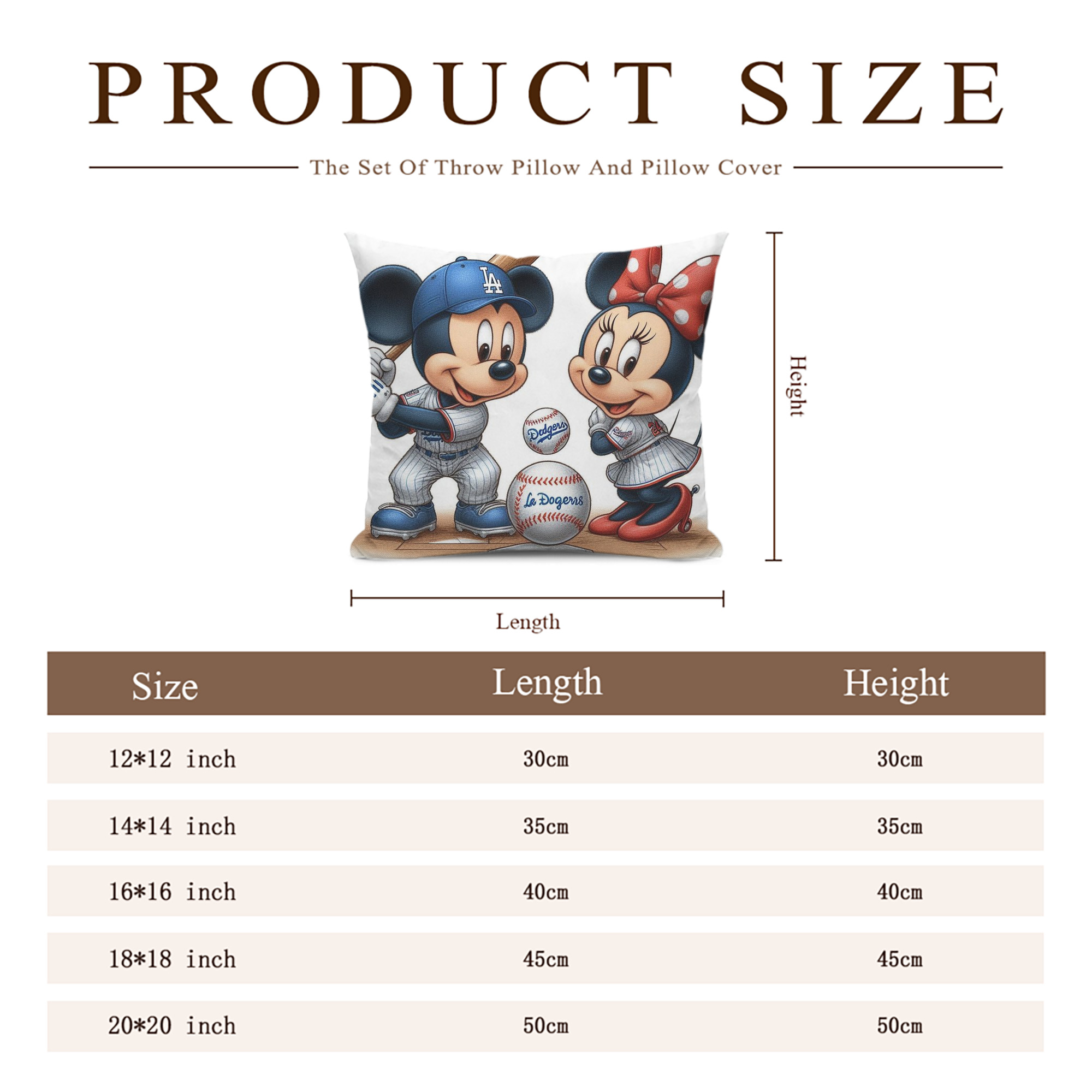  Soft Polyester Pillow Cover With Insert – Double-Sided Design, Invisible Zipper, Durable & Breathable – Easy Care Cushion Set