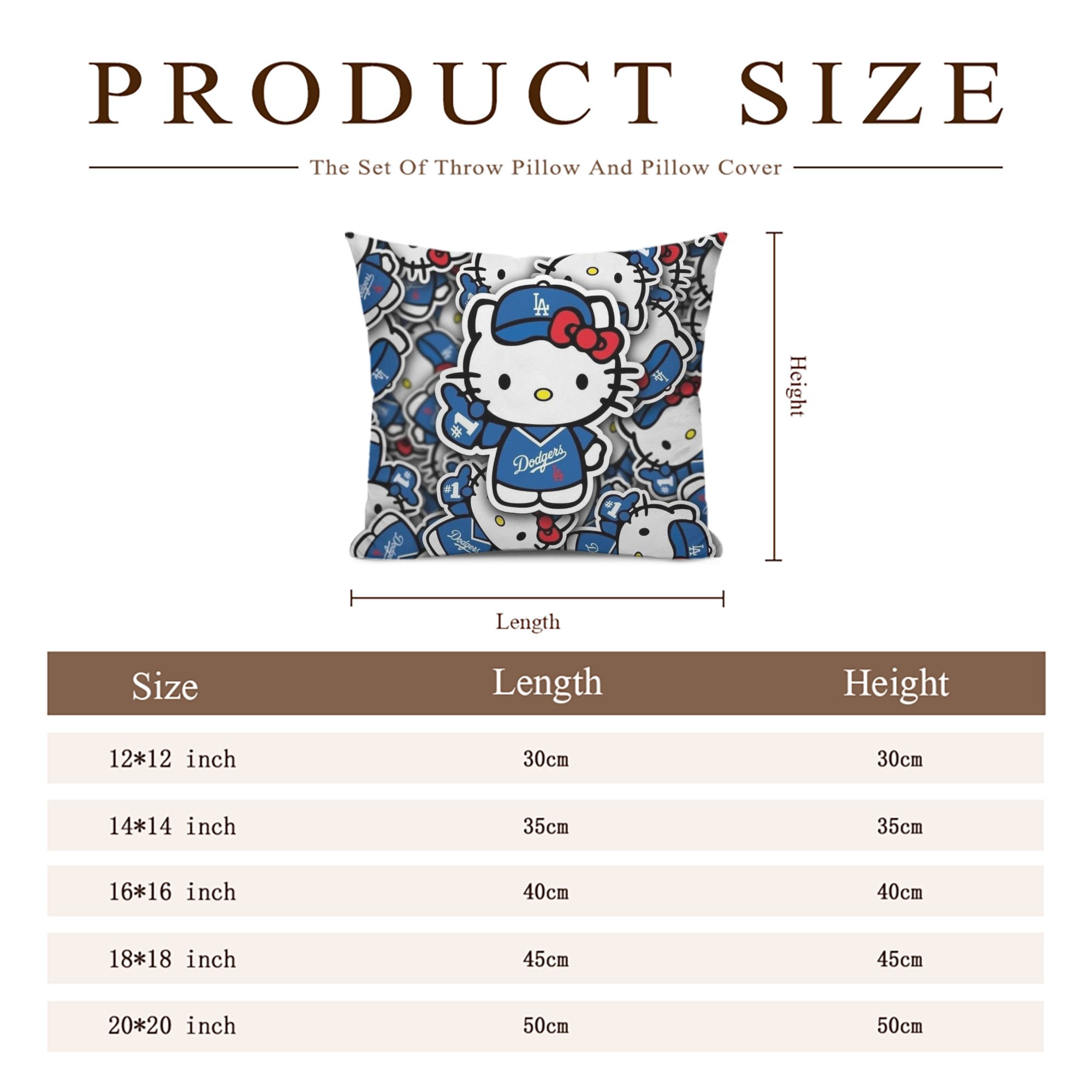  Soft Polyester Pillow Cover With Insert – Double-Sided Design, Invisible Zipper, Durable & Breathable – Easy Care Cushion Set