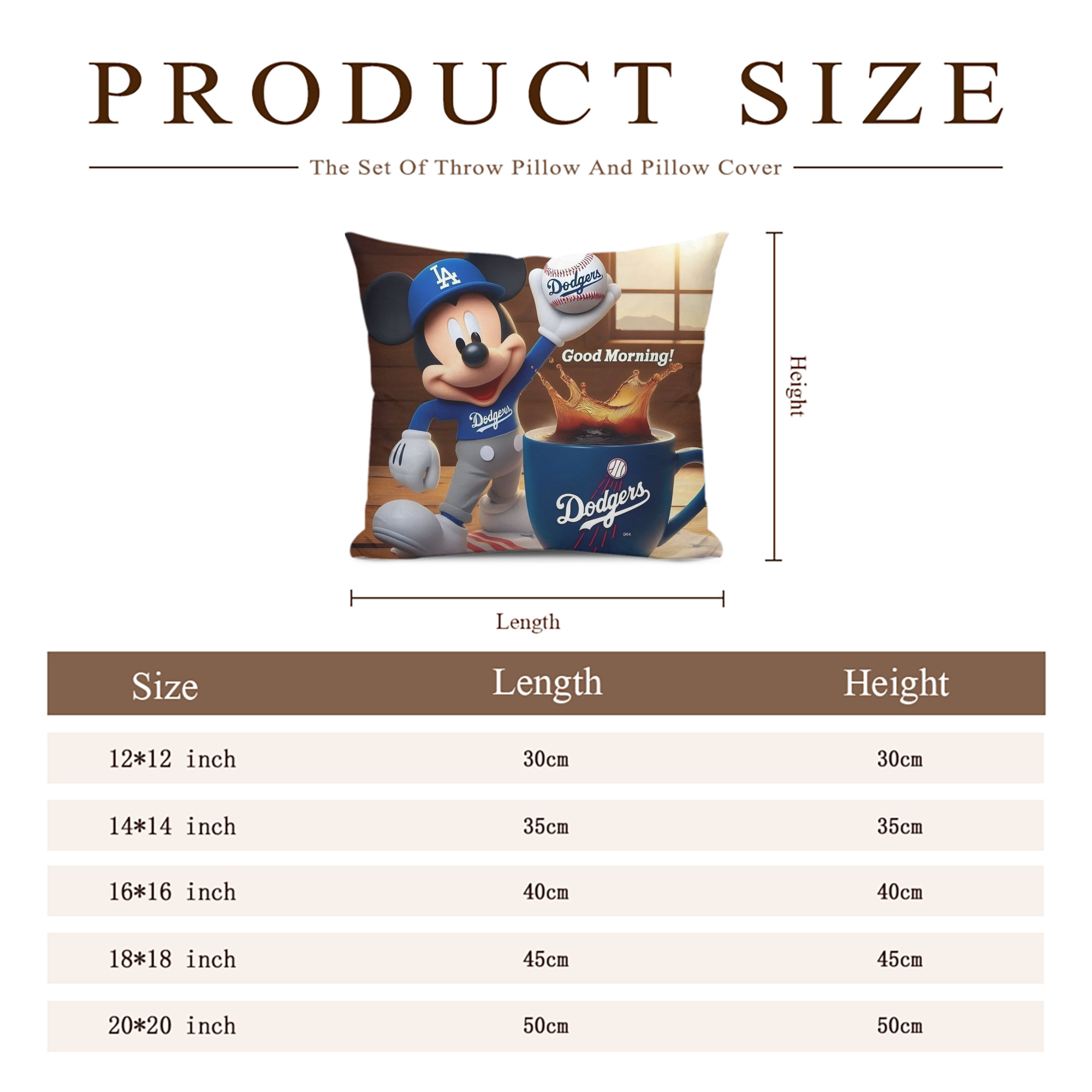  Soft Polyester Pillow Cover With Insert – Double-Sided Design, Invisible Zipper, Durable & Breathable – Easy Care Cushion Set