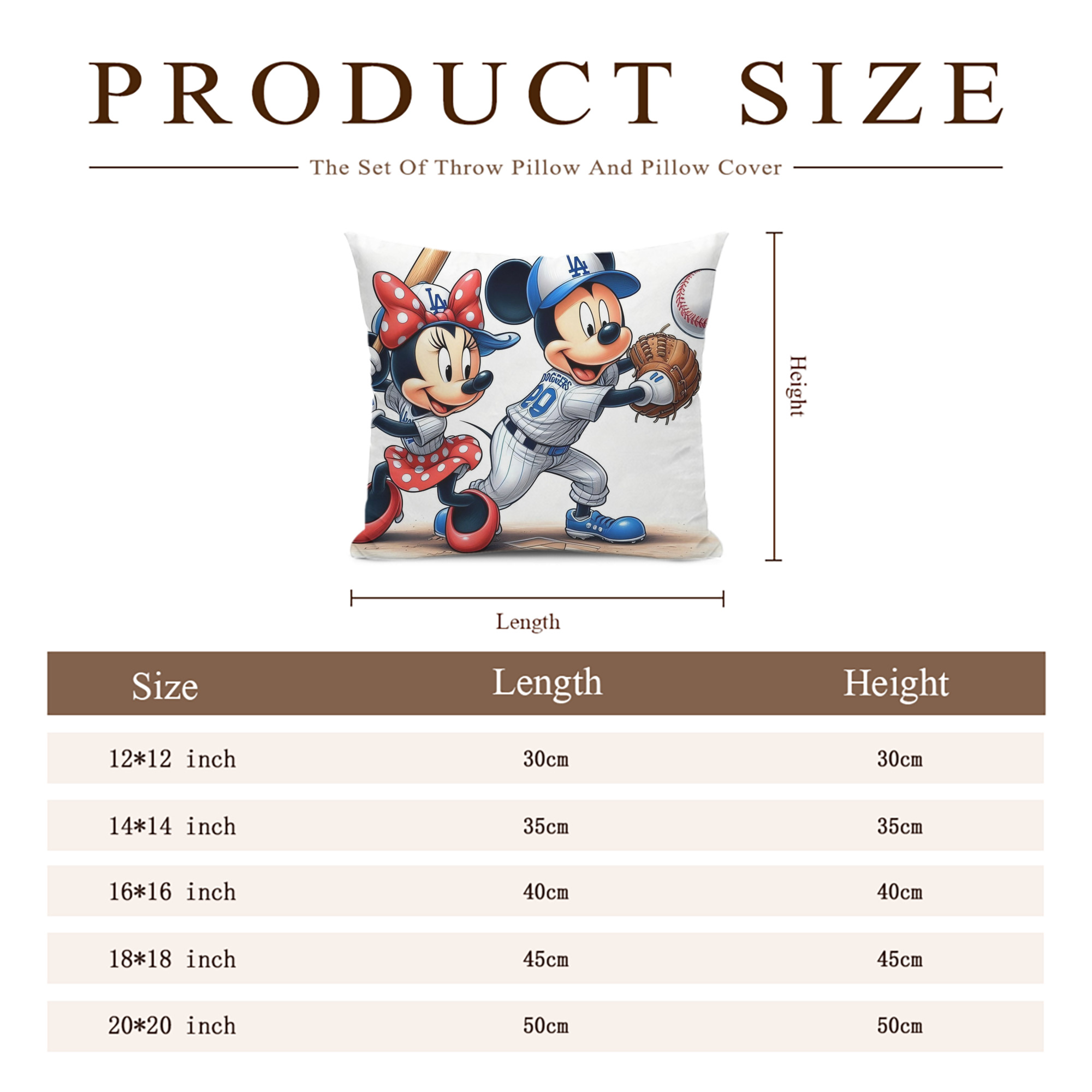  Soft Polyester Pillow Cover With Insert – Double-Sided Design, Invisible Zipper, Durable & Breathable – Easy Care Cushion Set