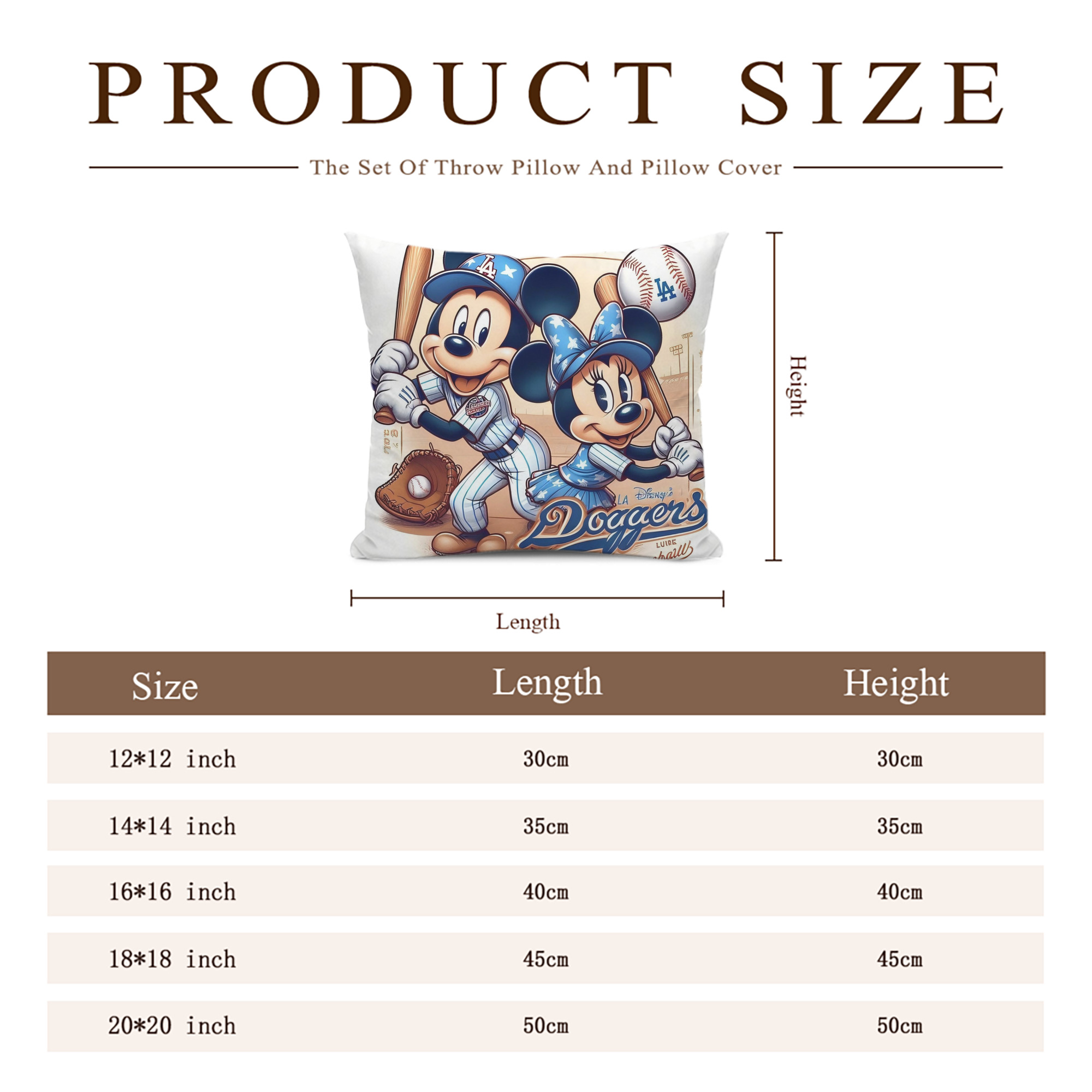  Soft Polyester Pillow Cover With Insert – Double-Sided Design, Invisible Zipper, Durable & Breathable – Easy Care Cushion Set