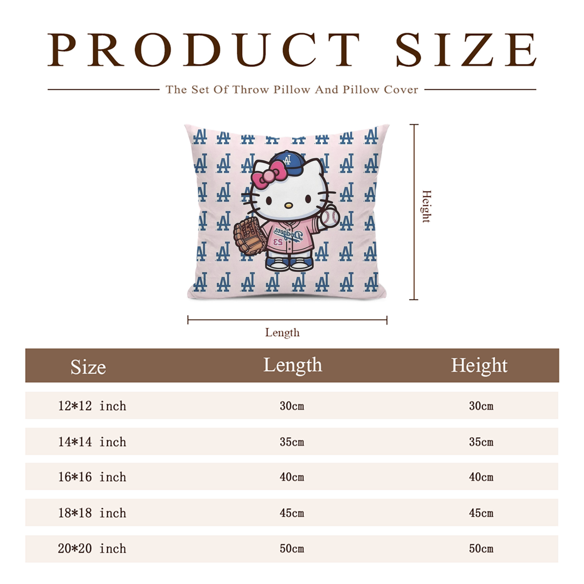  Soft Polyester Pillow Cover With Insert – Double-Sided Design, Invisible Zipper, Durable & Breathable – Easy Care Cushion Set