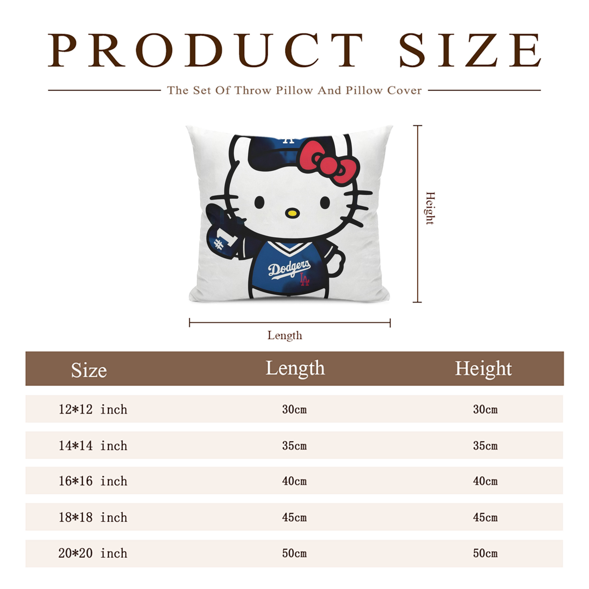  Soft Polyester Pillow Cover With Insert – Double-Sided Design, Invisible Zipper, Durable & Breathable – Easy Care Cushion Set