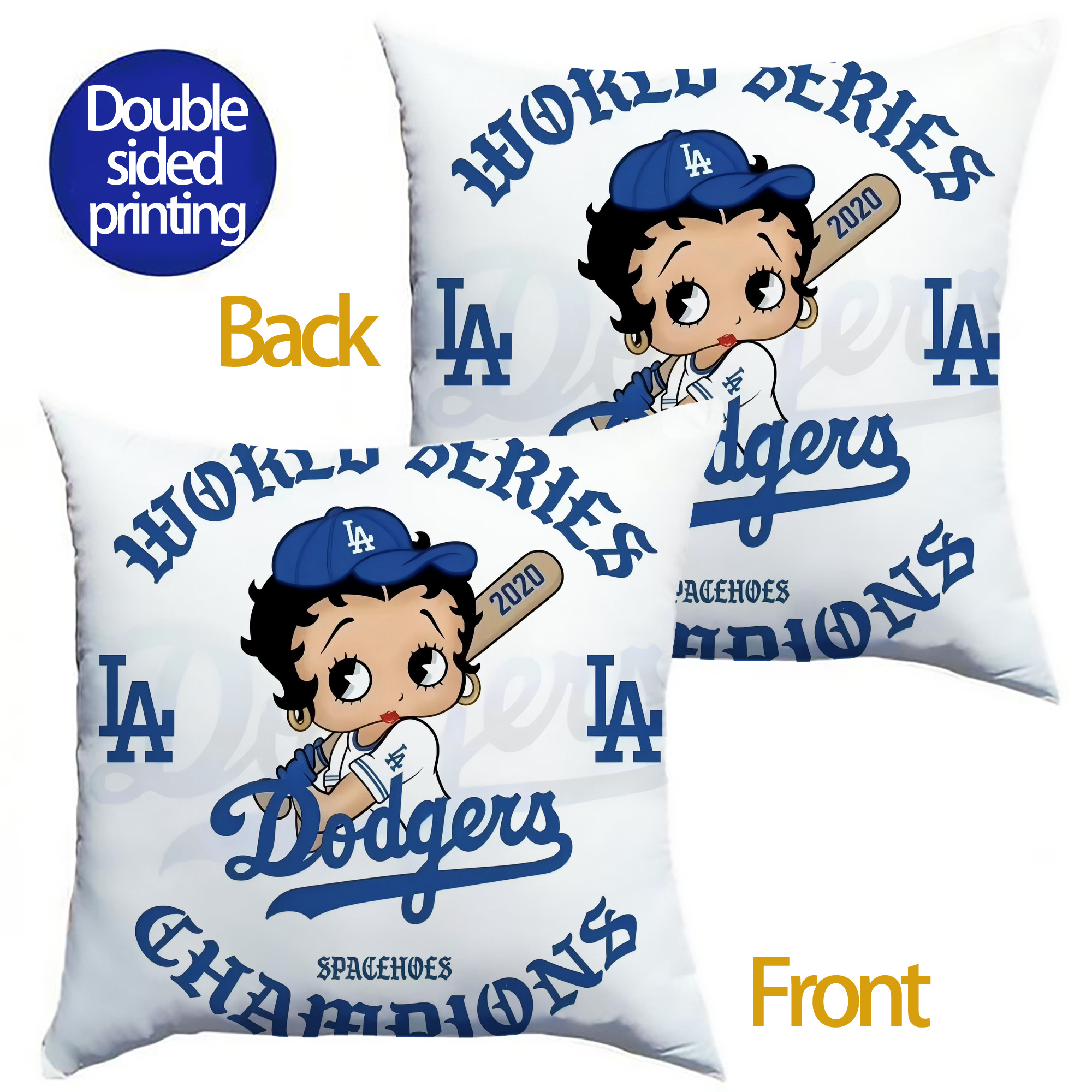  Soft Polyester Pillow Cover With Insert – Double-Sided Design, Invisible Zipper, Durable & Breathable – Easy Care Cushion Set