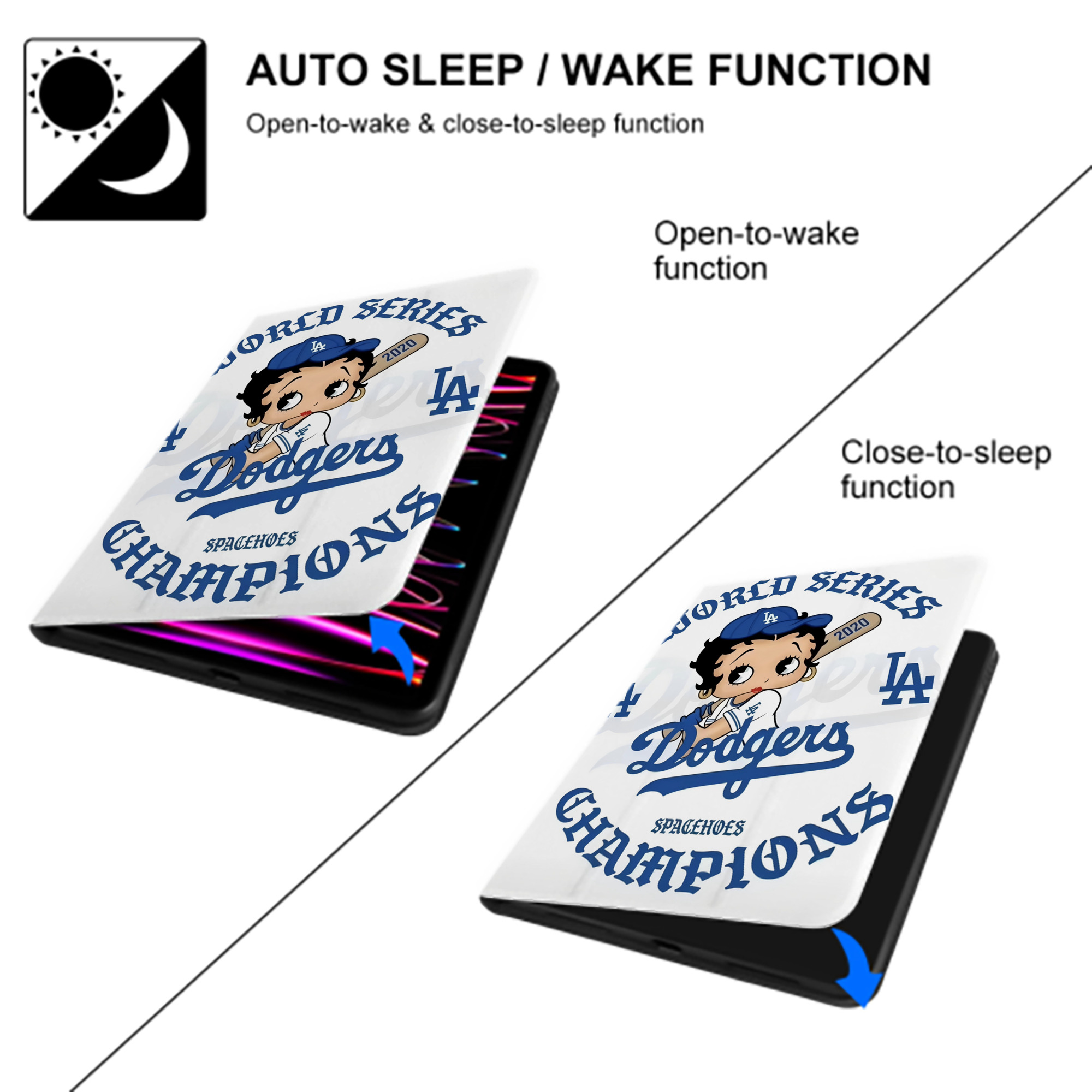  Premium Tri-Fold PU Leather & Silicone IPad Case With Pencil Slot – Fits 9.5,10.5,10.9 – Adjustable Stand, Slim, Protective