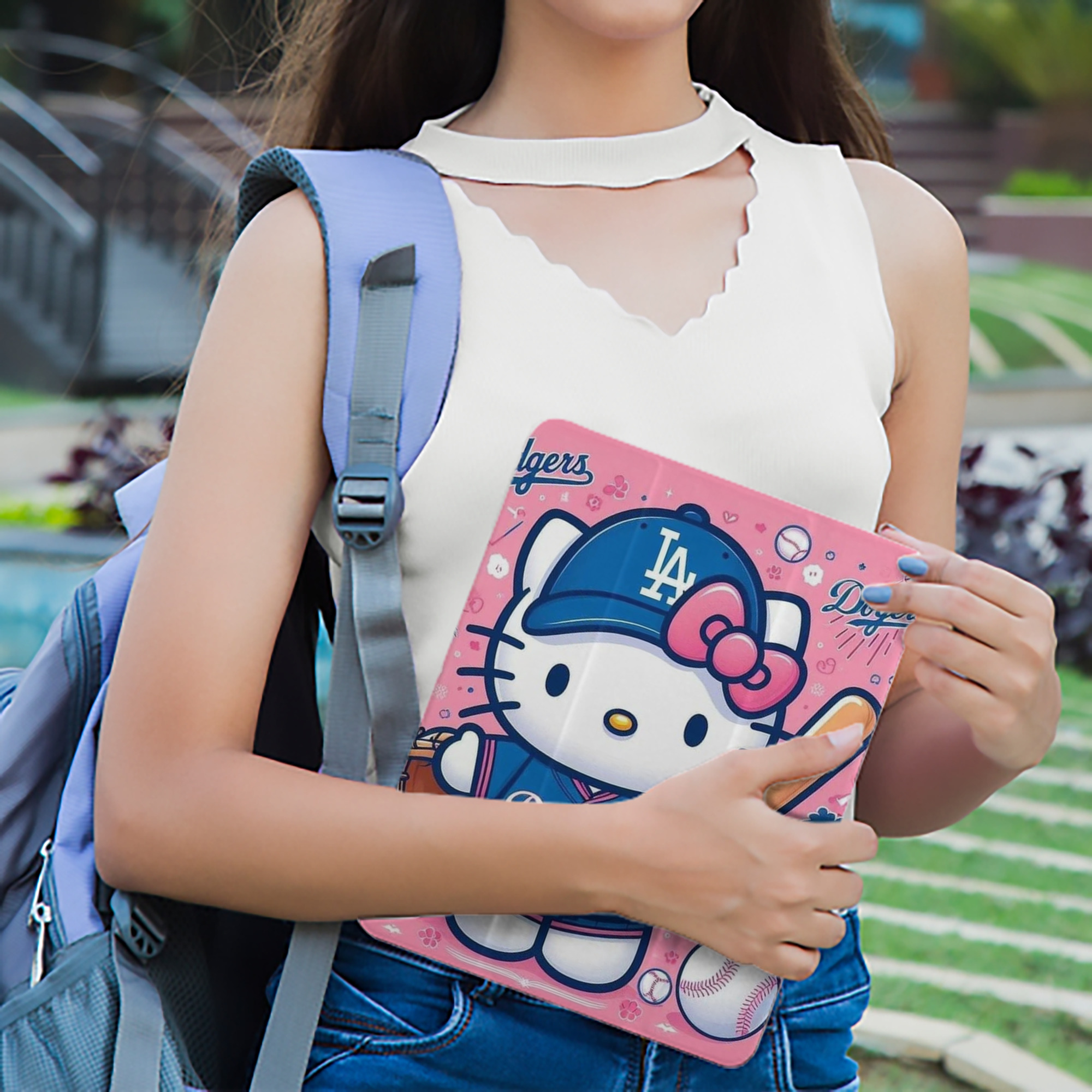  Premium Tri-Fold PU Leather & Silicone IPad Case With Pencil Slot – Fits 9.5,10.5,10.9 – Adjustable Stand, Slim, Protective