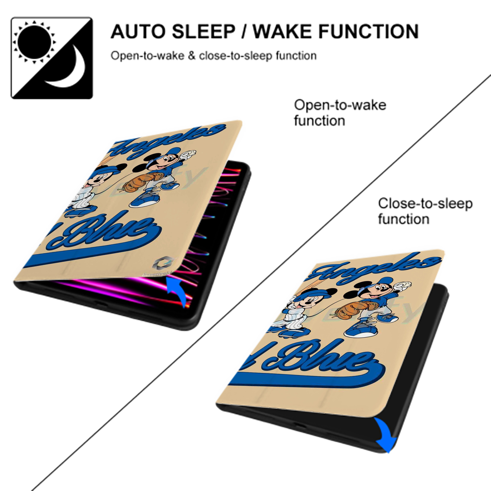  IPad Case Without Pencil Slot – Book-Style Cover With PU Leather & TPU – Slim, Durable, Scratch-Resistant, Full Protection & Easy Access