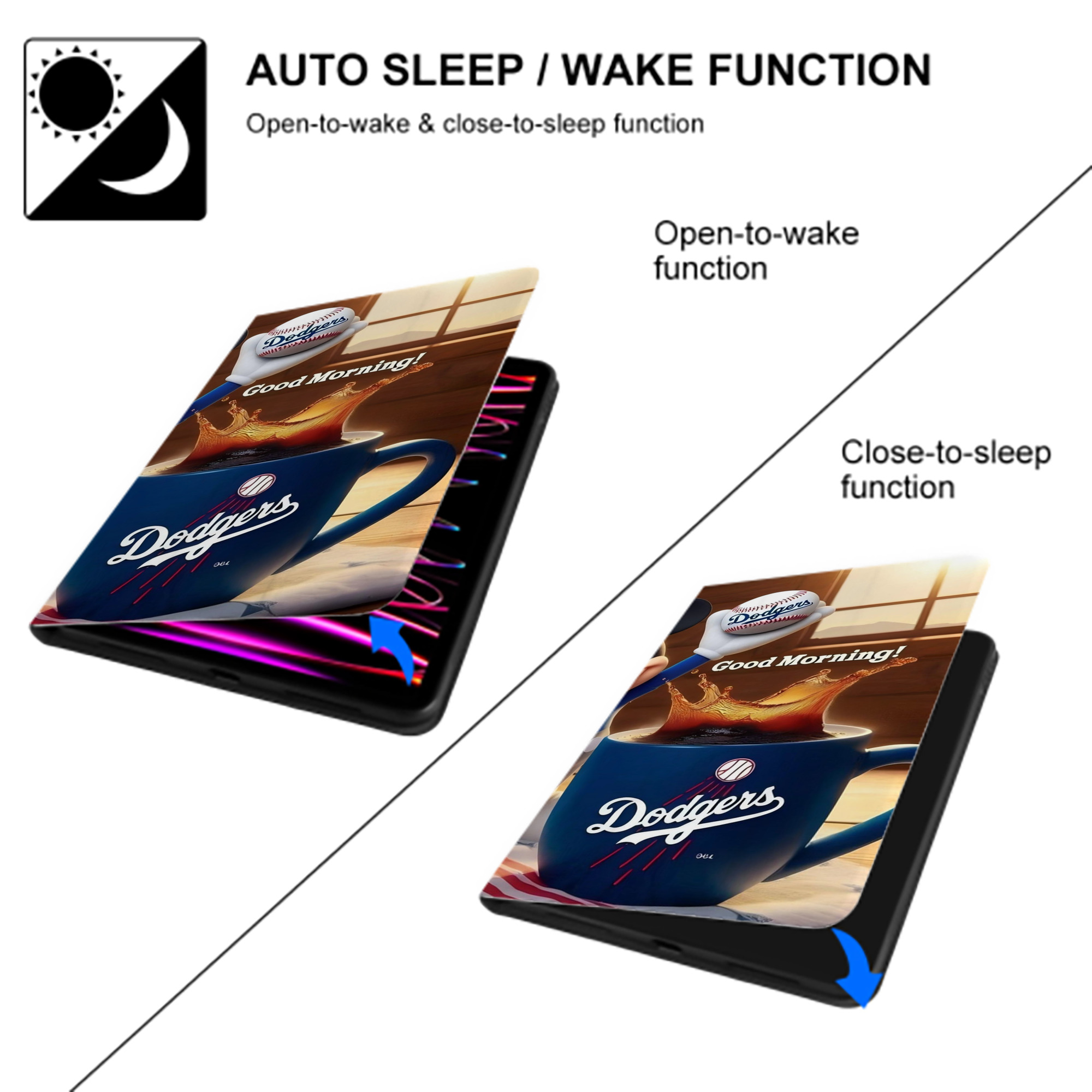  IPad Case Without Pencil Slot – Book-Style Cover With PU Leather & TPU – Slim, Durable, Scratch-Resistant, Full Protection & Easy Access