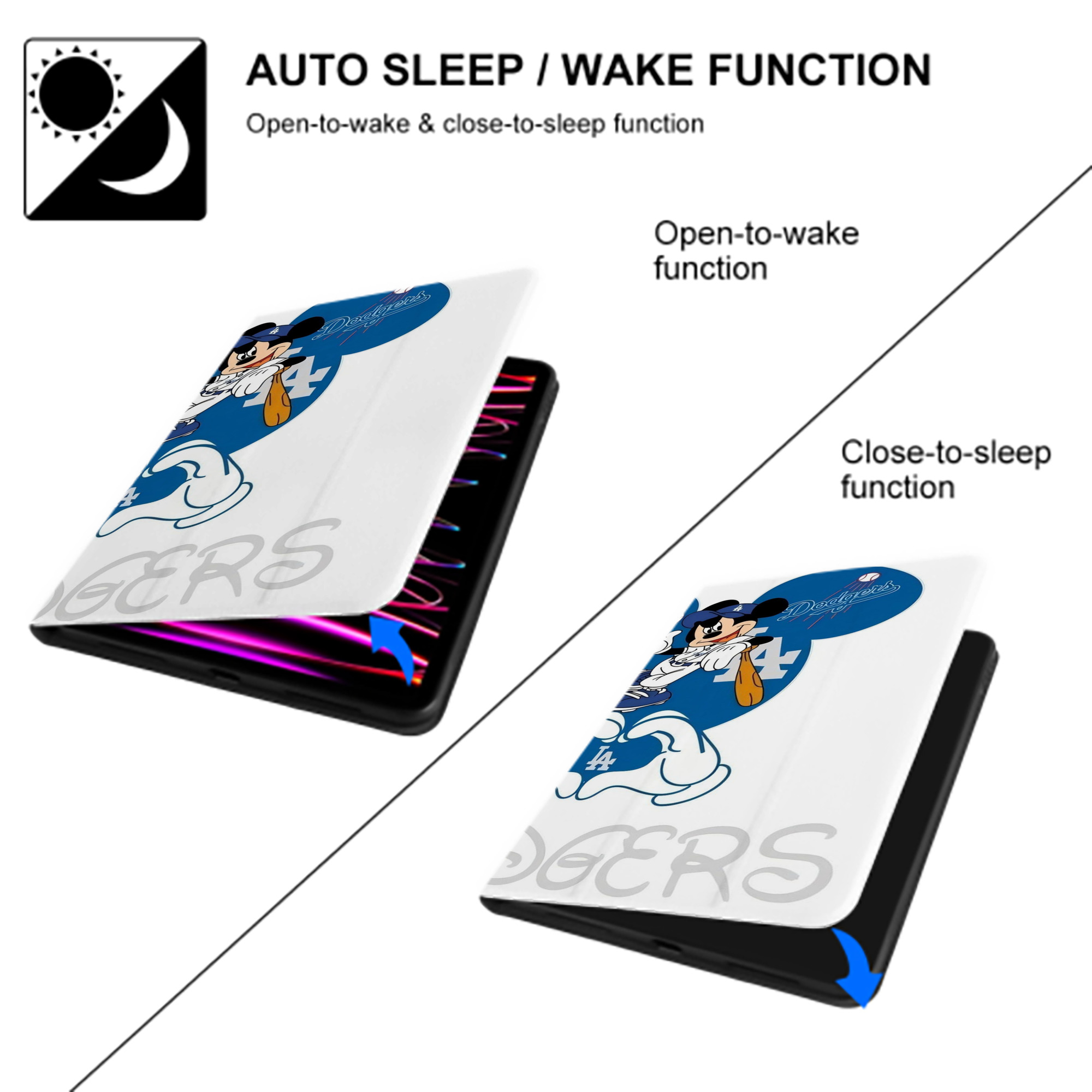  IPad Case Without Pencil Slot – Book-Style Cover With PU Leather & TPU – Slim, Durable, Scratch-Resistant, Full Protection & Easy Access