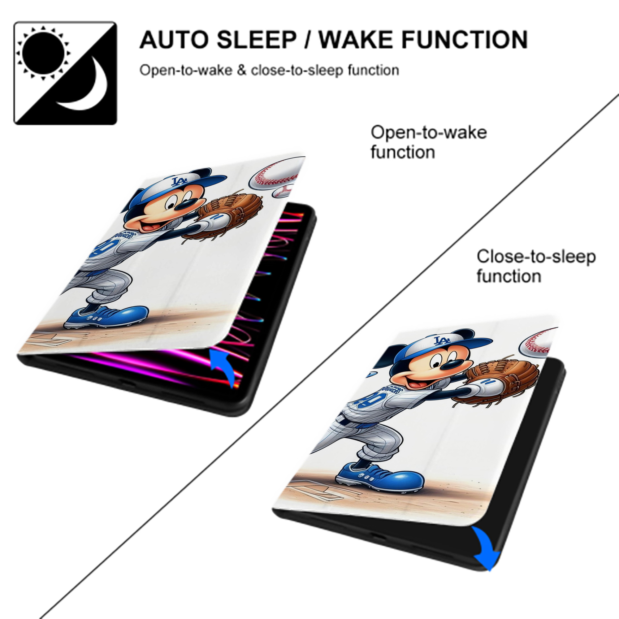  IPad Case Without Pencil Slot – Book-Style Cover With PU Leather & TPU – Slim, Durable, Scratch-Resistant, Full Protection & Easy Access