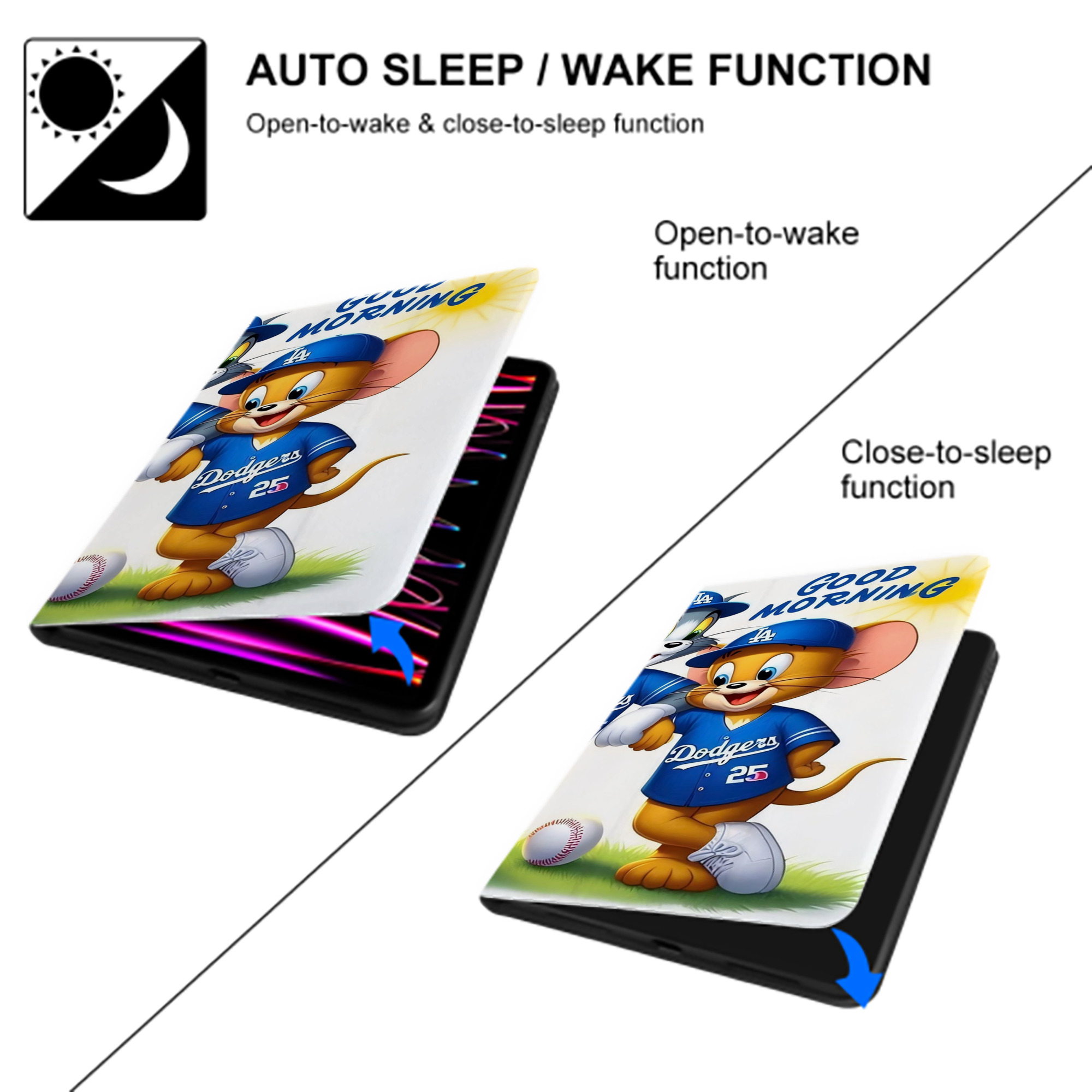  IPad Case Without Pencil Slot – Book-Style Cover With PU Leather & TPU – Slim, Durable, Scratch-Resistant, Full Protection & Easy Access