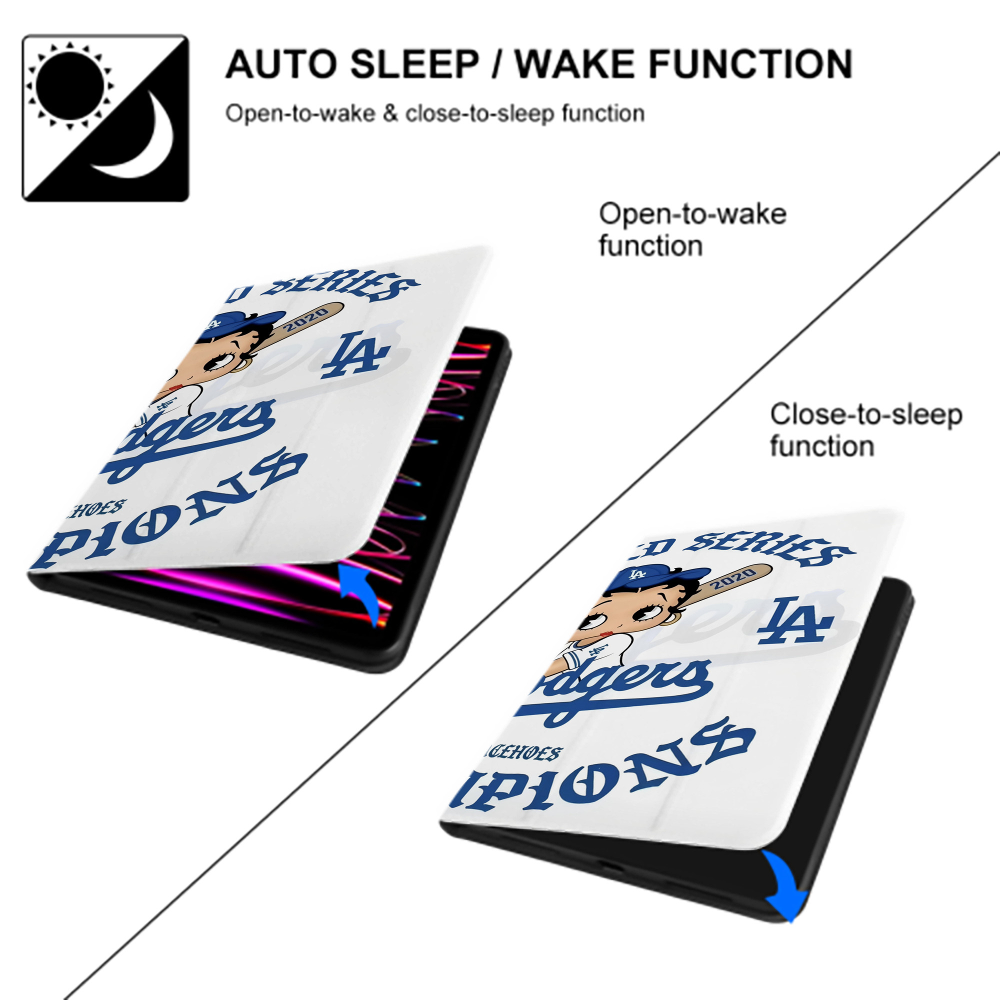  IPad Case Without Pencil Slot – Book-Style Cover With PU Leather & TPU – Slim, Durable, Scratch-Resistant, Full Protection & Easy Access