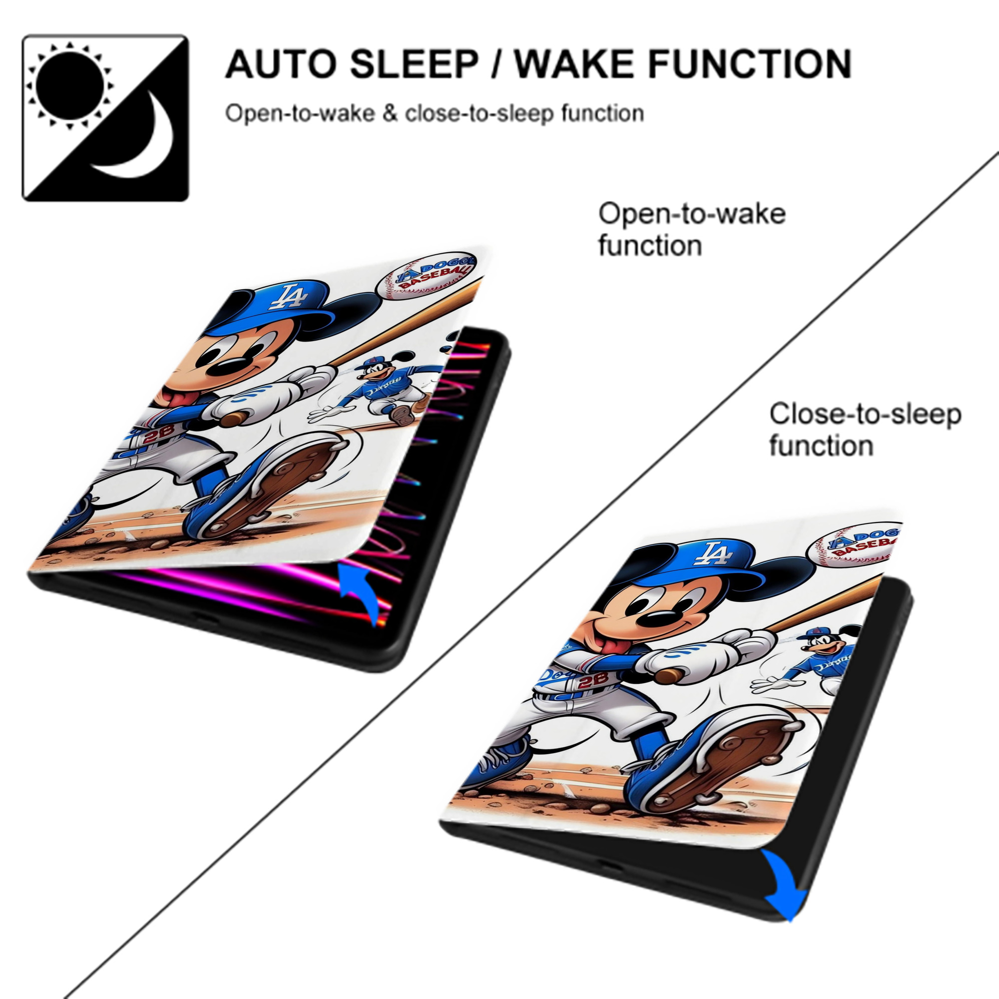  IPad Case Without Pencil Slot – Book-Style Cover With PU Leather & TPU – Slim, Durable, Scratch-Resistant, Full Protection & Easy Access