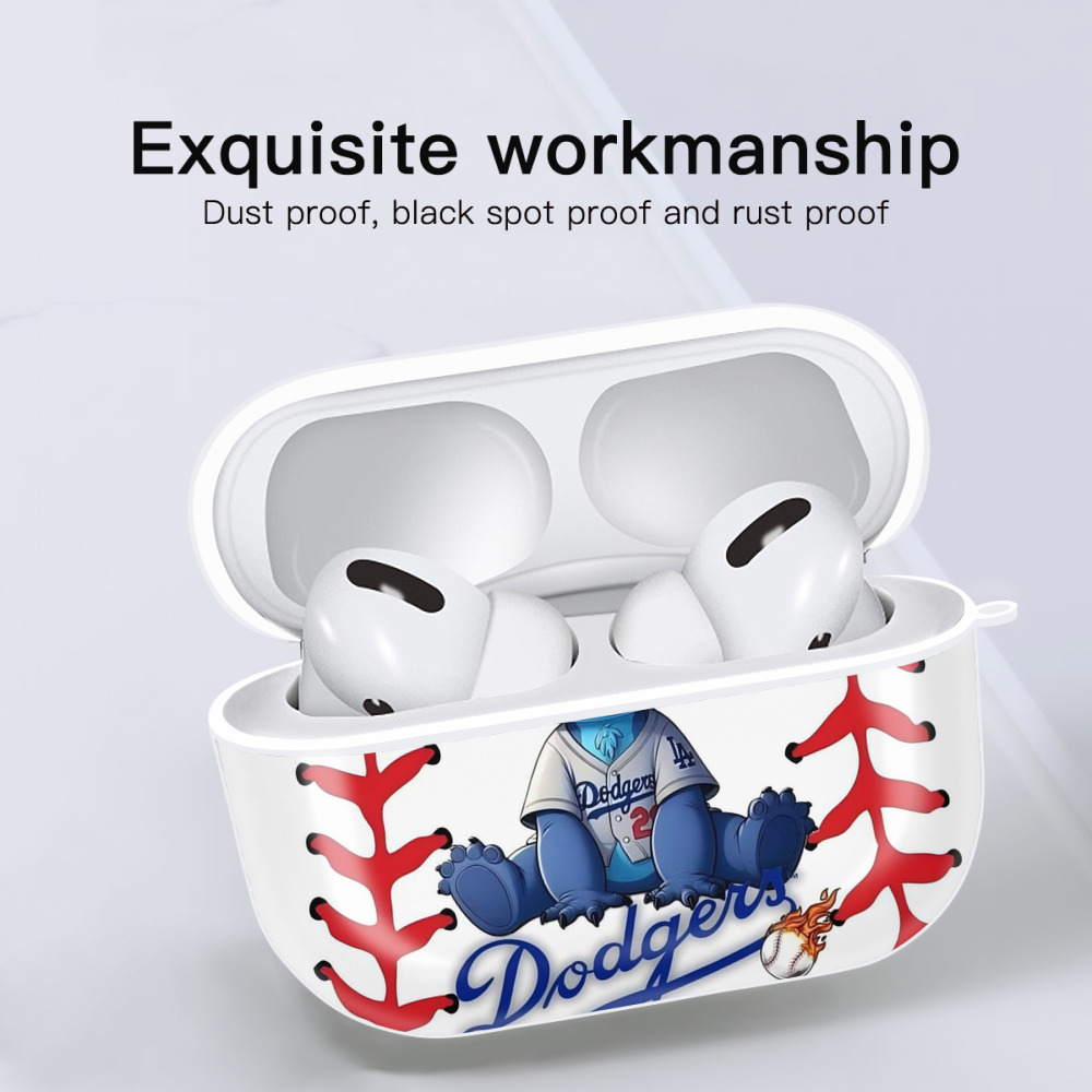  AirPods Pro Hard Case White With Keychain, Durable Flexible PC, Precise Cutouts, Anti-Fingerprint, Yellowing & Scratch Resistant, Full Protection, Washable