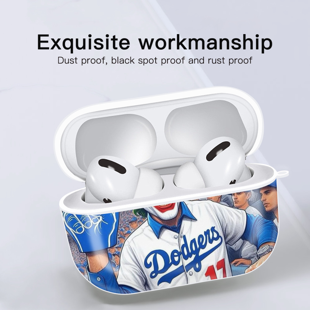  AirPods Pro Hard Case White With Keychain, Durable Flexible PC, Precise Cutouts, Anti-Fingerprint, Yellowing & Scratch Resistant, Full Protection, Washable