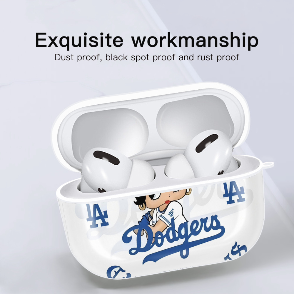  AirPods Pro Hard Case White With Keychain, Durable Flexible PC, Precise Cutouts, Anti-Fingerprint, Yellowing & Scratch Resistant, Full Protection, Washable