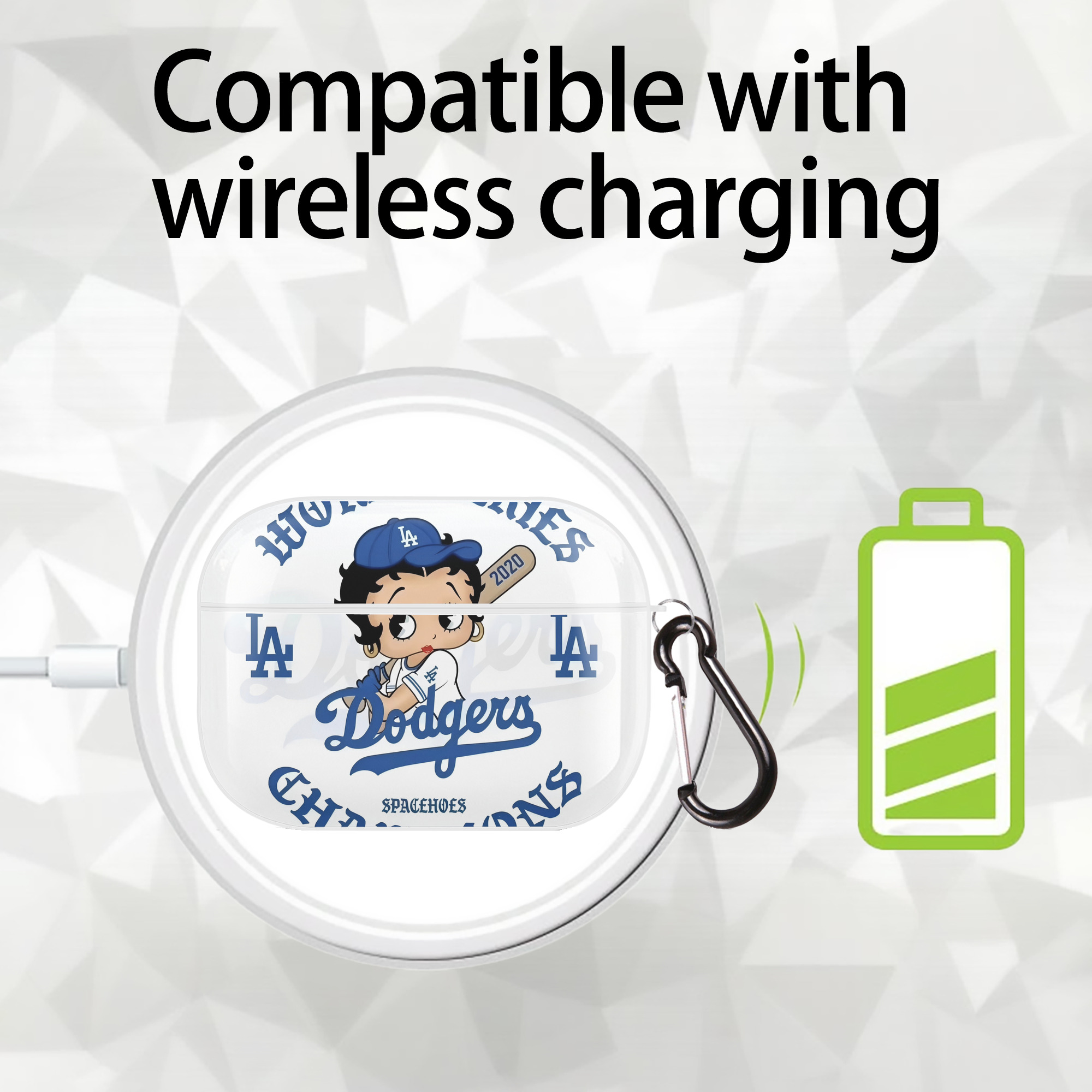  AirPods Pro Hard Case White With Keychain, Durable Flexible PC, Precise Cutouts, Anti-Fingerprint, Yellowing & Scratch Resistant, Full Protection, Washable