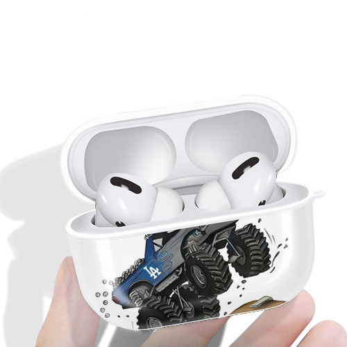  AirPods Pro Hard Case White With Keychain, Durable Flexible PC, Precise Cutouts, Anti-Fingerprint, Yellowing & Scratch Resistant, Full Protection, Washable