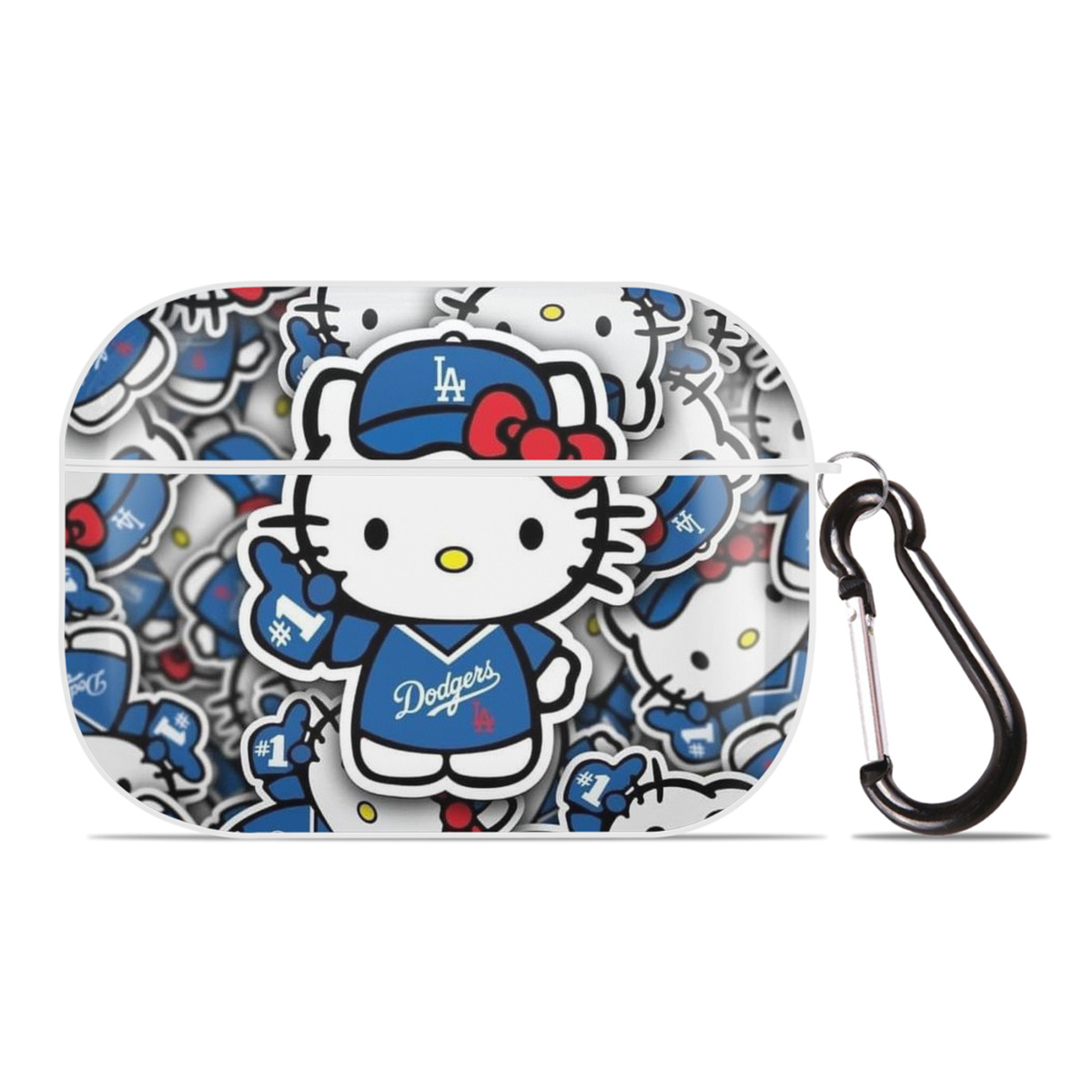  AirPods Pro Hard Case White With Keychain, Durable Flexible PC, Precise Cutouts, Anti-Fingerprint, Yellowing & Scratch Resistant, Full Protection, Washable