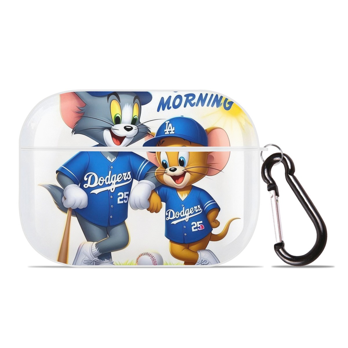  AirPods Pro Hard Case White With Keychain, Durable Flexible PC, Precise Cutouts, Anti-Fingerprint, Yellowing & Scratch Resistant, Full Protection, Washable