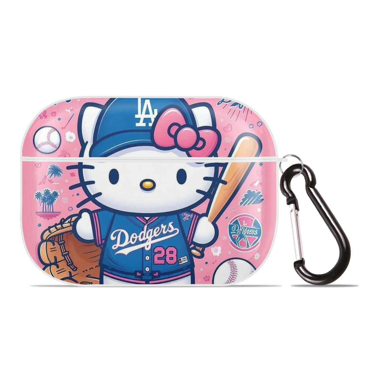  AirPods Pro Hard Case White With Keychain, Durable Flexible PC, Precise Cutouts, Anti-Fingerprint, Yellowing & Scratch Resistant, Full Protection, Washable