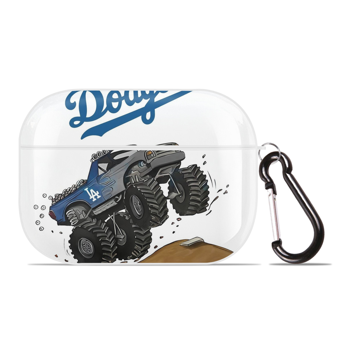  AirPods Pro Hard Case White With Keychain, Durable Flexible PC, Precise Cutouts, Anti-Fingerprint, Yellowing & Scratch Resistant, Full Protection, Washable