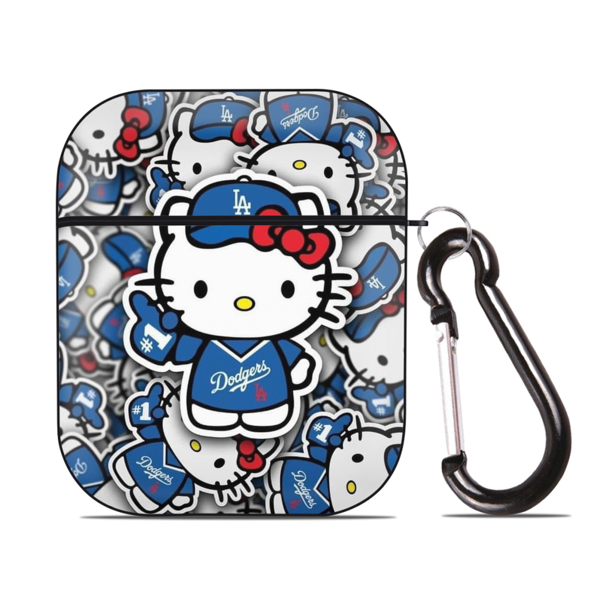  AirPods 2 Case Hard Shell Black, Flexible PC Material, Precise Cutouts, Full Protection, Anti-Fingerprint, Washable, Includes Keychain – Durable & Slim Design