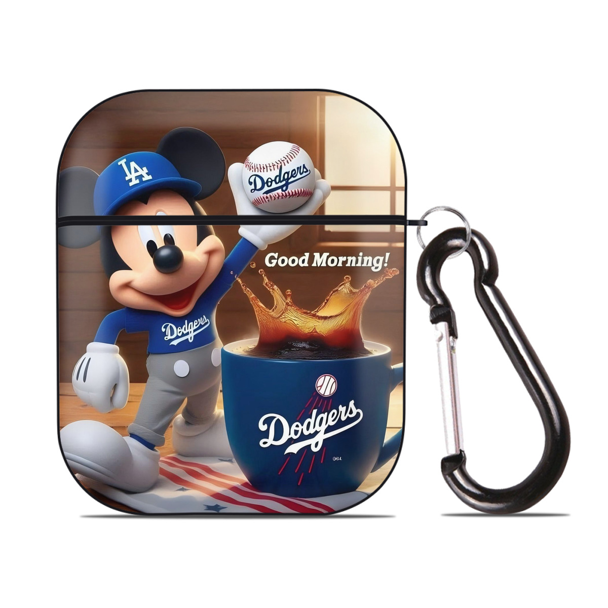  AirPods 2 Case Hard Shell Black, Flexible PC Material, Precise Cutouts, Full Protection, Anti-Fingerprint, Washable, Includes Keychain – Durable & Slim Design